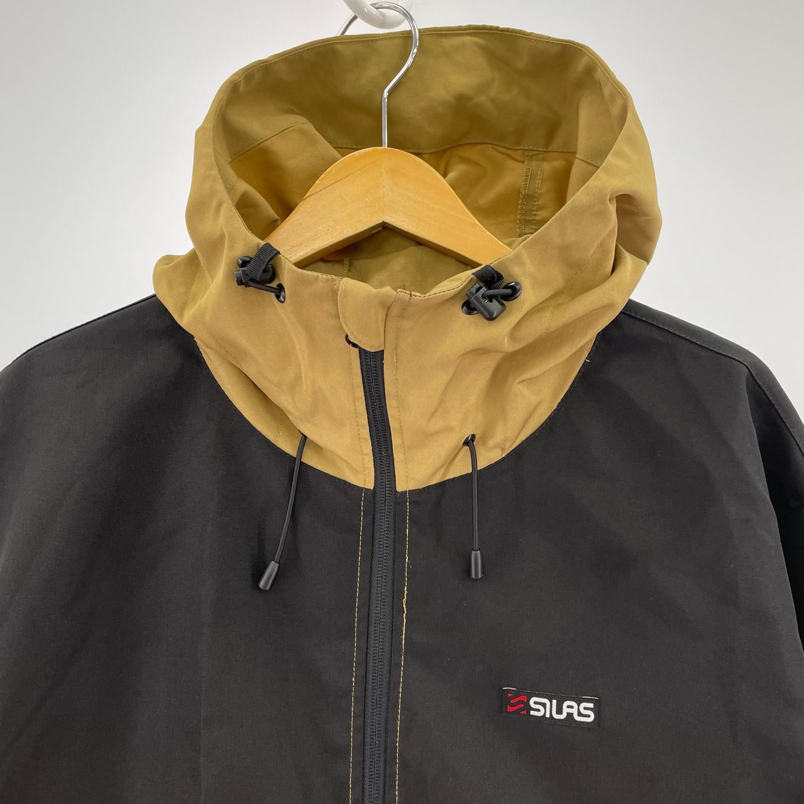 ジャケット LOGO SWITCHING SHELL PARKA L