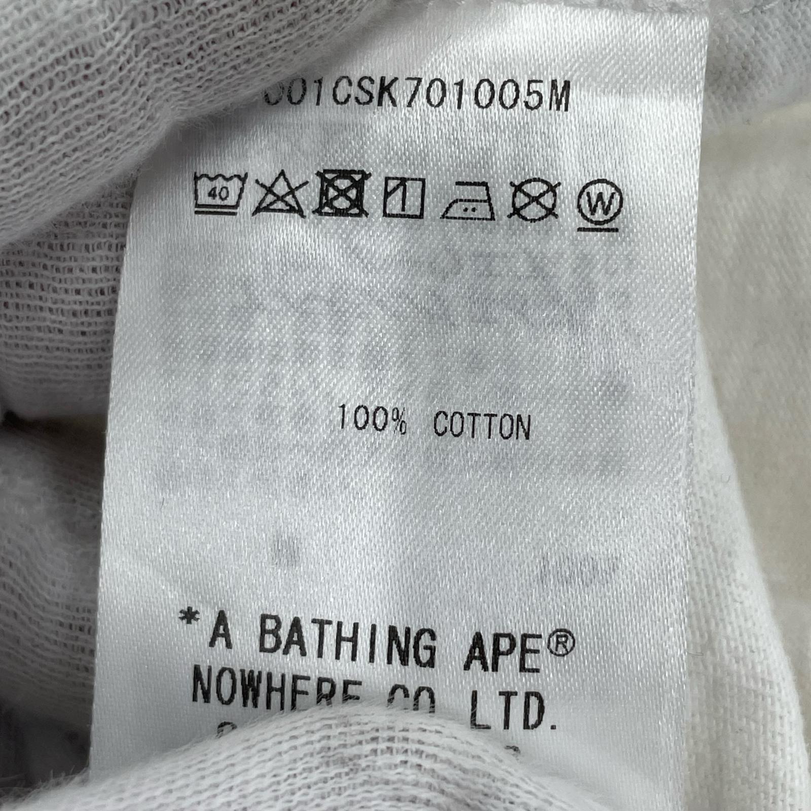 半袖Ｔシャツ BAPE FLYER PATTERN PRINT WHT (2XL) ホワイト