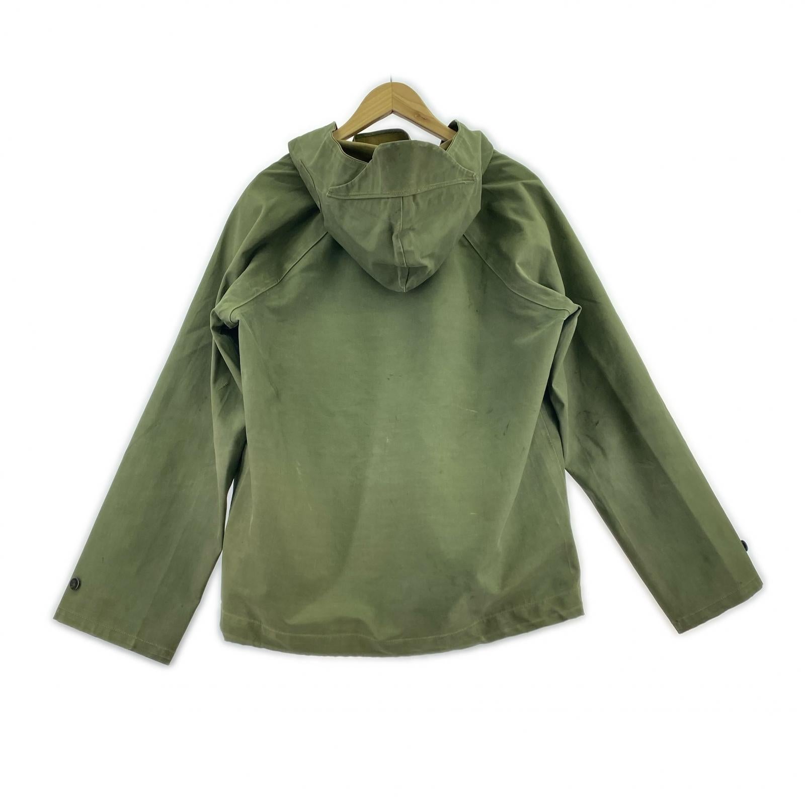 ミリタリージャケット 40s U.S.NAVY N-2 デッキレインコート S カーキ