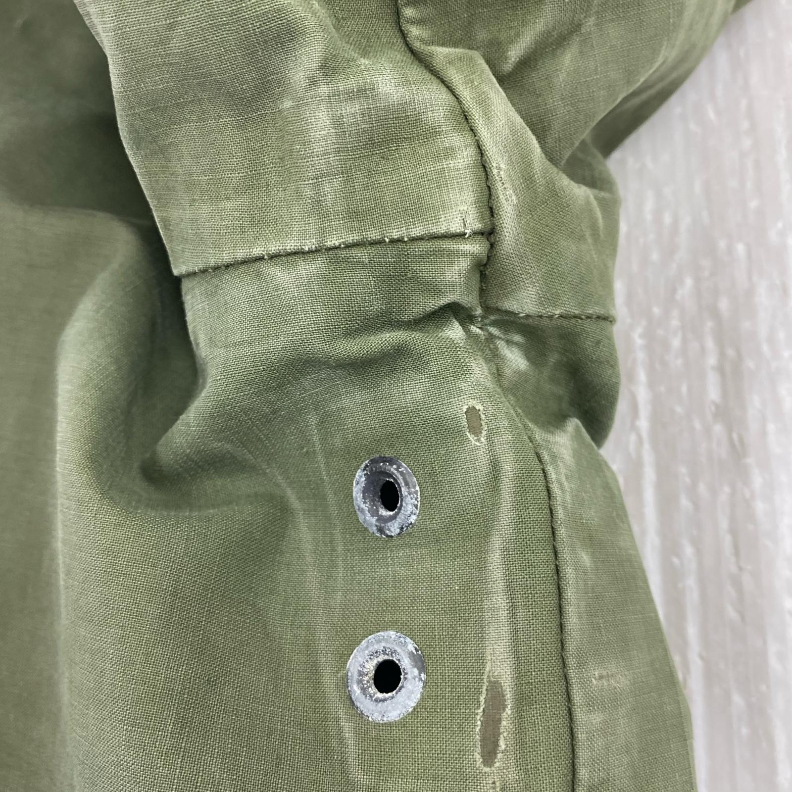 ミリタリージャケット 40s U.S.NAVY N-2 デッキレインコート S カーキ