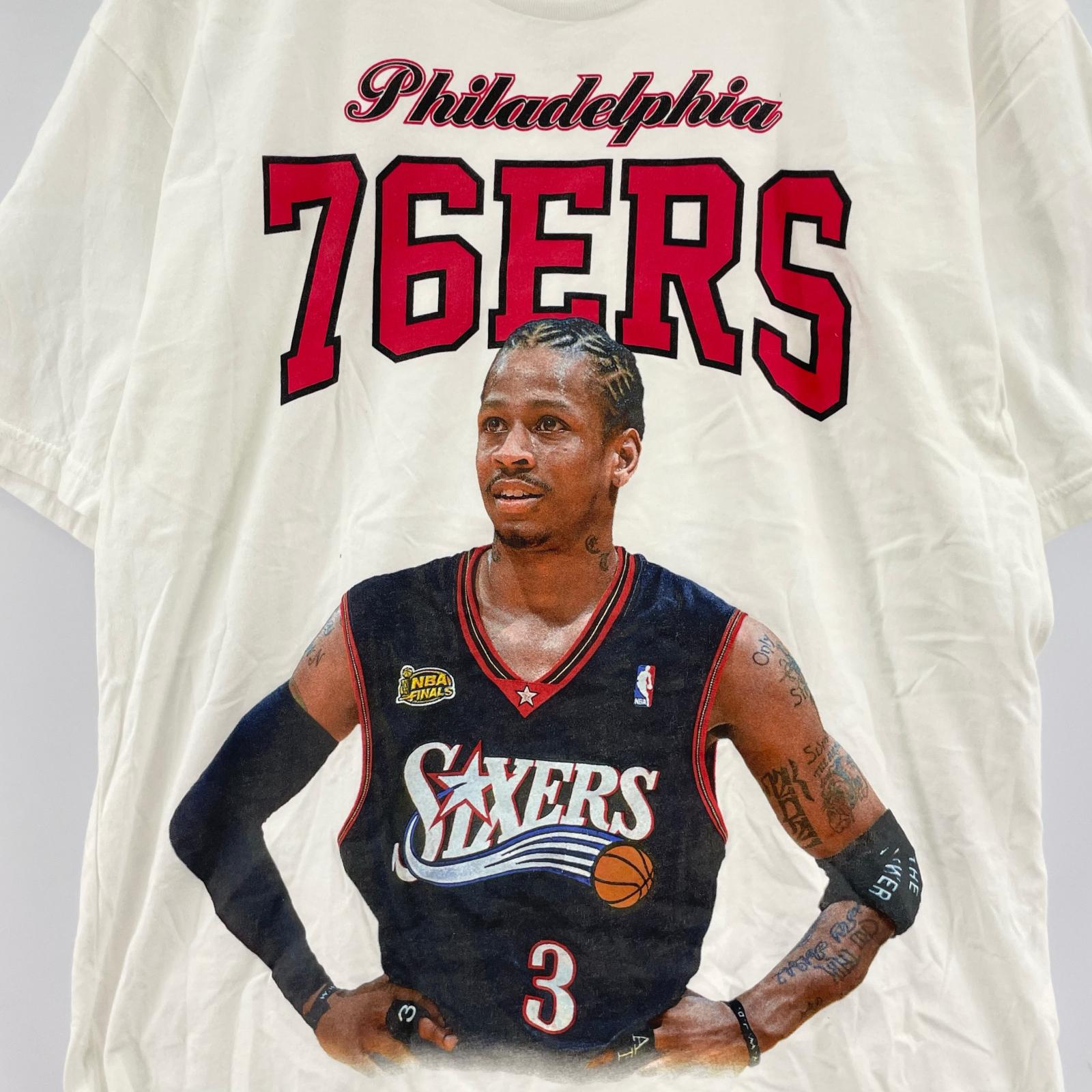 半袖Ｔシャツ mitchell&ness アレン・アンバーソン S/S TEE 白 (L) L ホワイト
