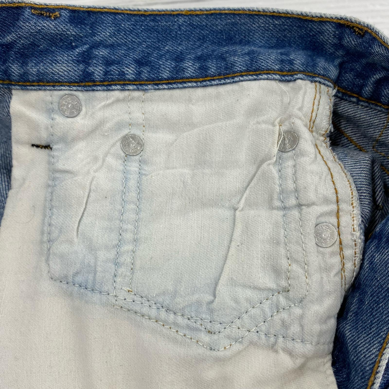 デニムパンツ 70s 501 66後期 ボタン裏6 実寸W29 ブルー
