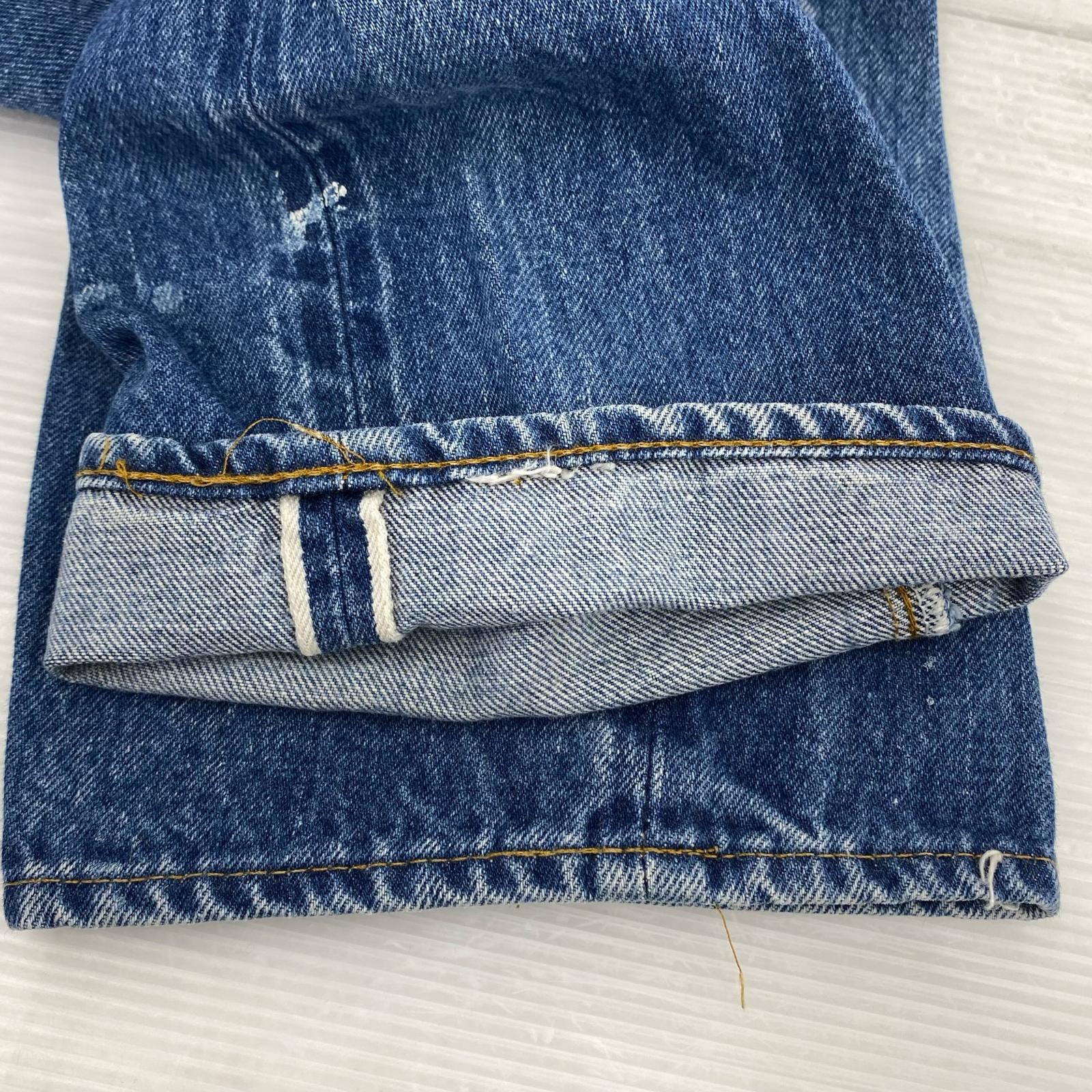 デニムパンツ 70s 501 66後期 ボタン裏6 実寸W29 ブルー