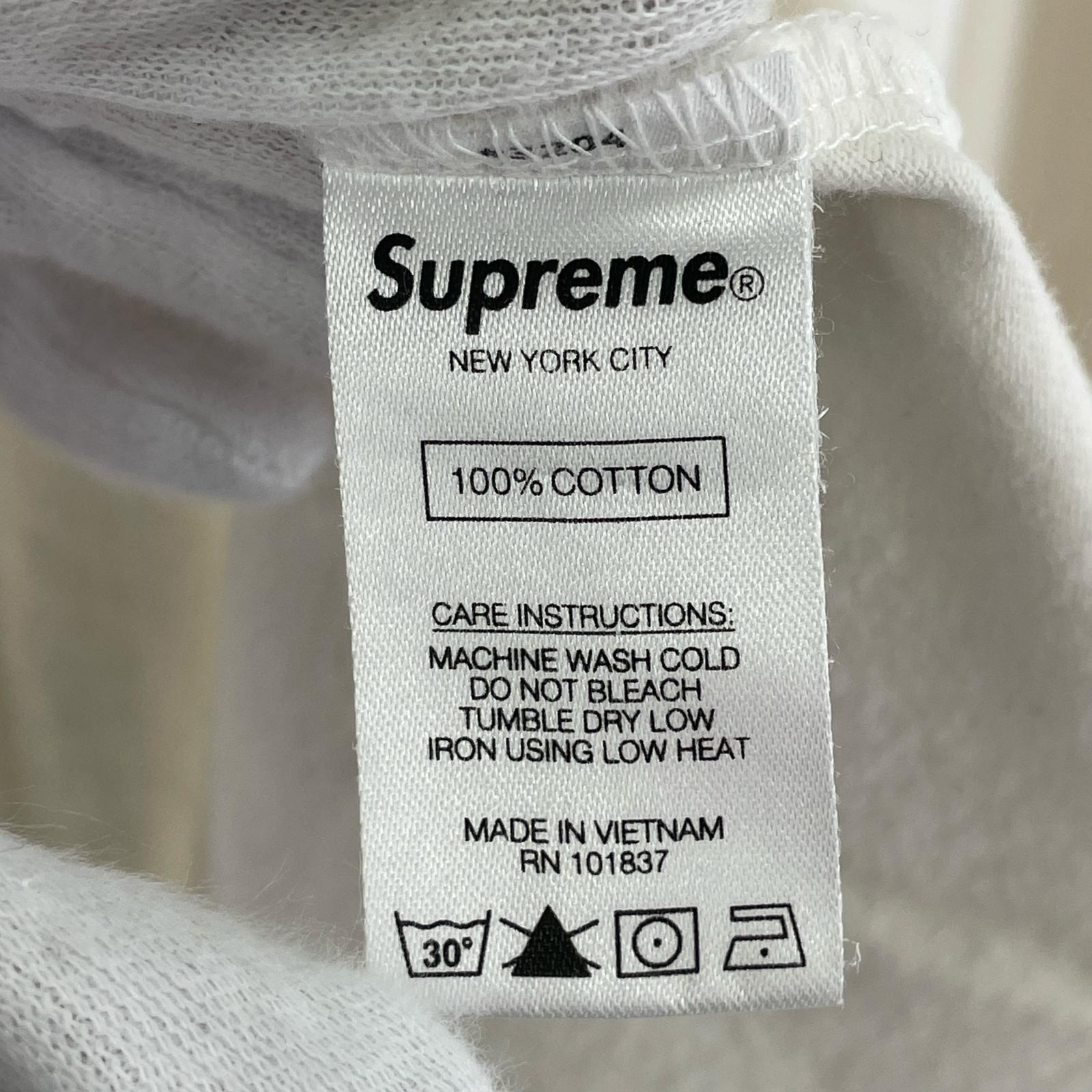 長袖Ｔシャツ スモールボックスロゴ 白 (S) S ホワイト