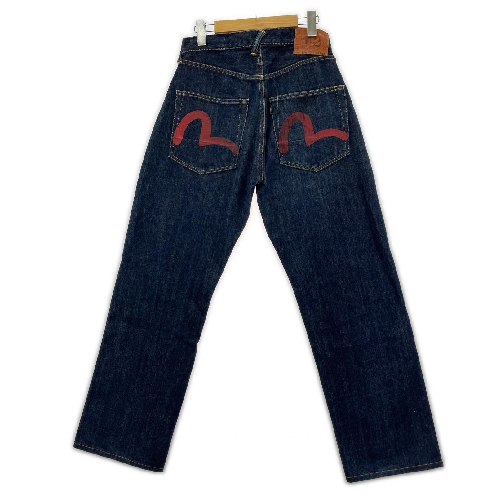 デニムパンツ カモメ W30 30 ネイビー