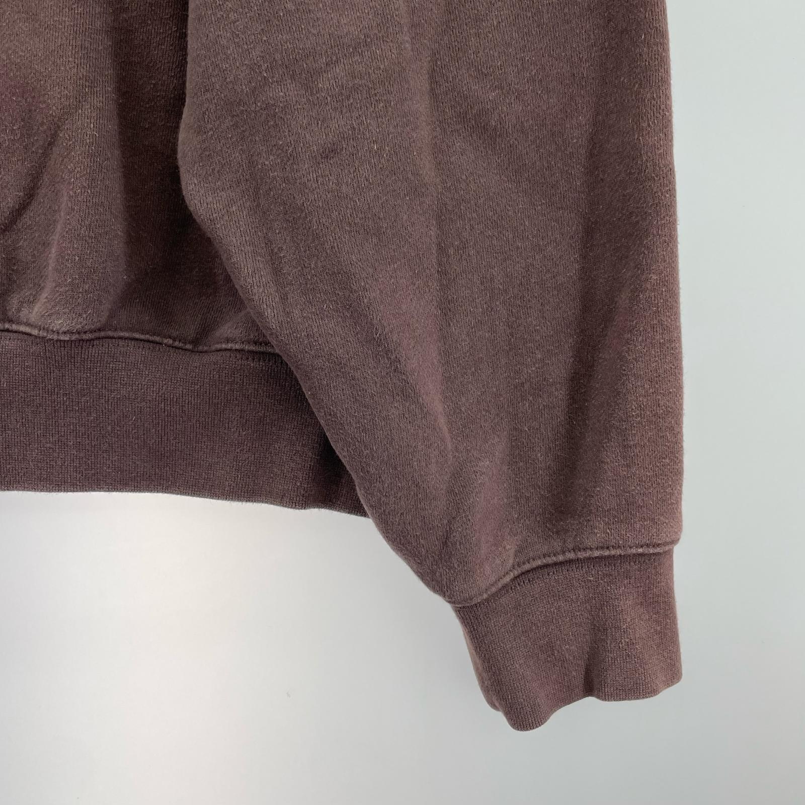 パーカー ESSENTIALS FEAR OF GOD ロゴスウェットパーカー 茶 (XS) ブラウン