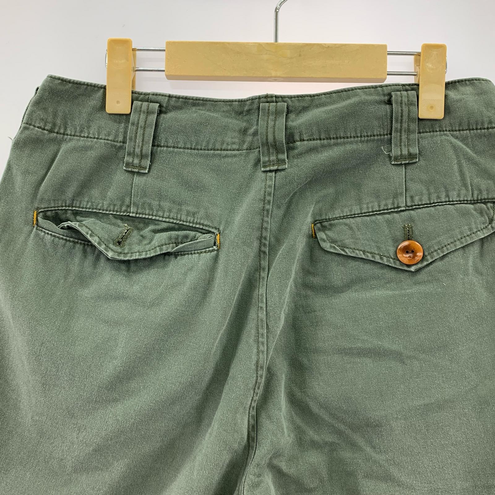 ショートパンツ dezert 90s頃 コットンハーフパンツ S オリーブ S