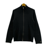 カーディガン 00s Double-zip Drivers Knit M M グレー