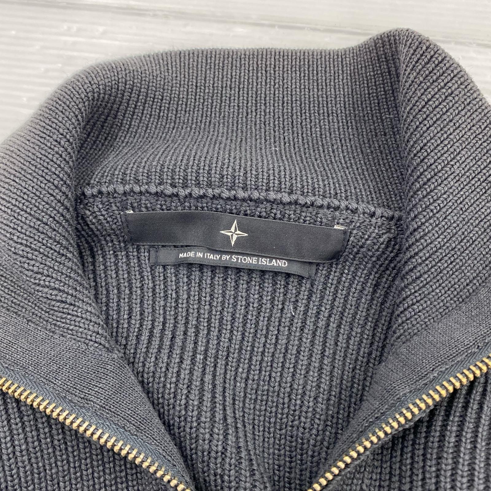 カーディガン 00s Double-zip Drivers Knit M M グレー