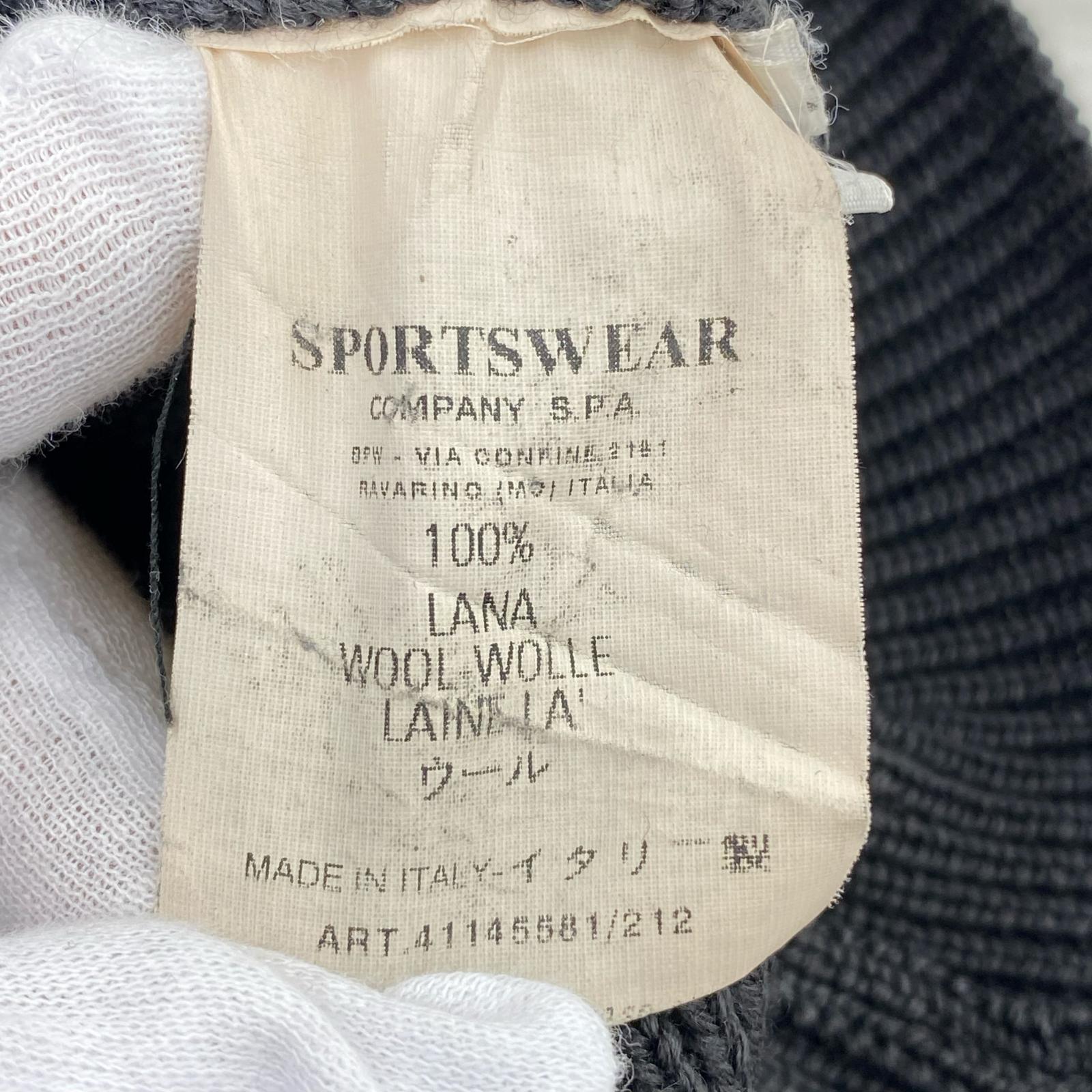 カーディガン 00s Double-zip Drivers Knit M M グレー