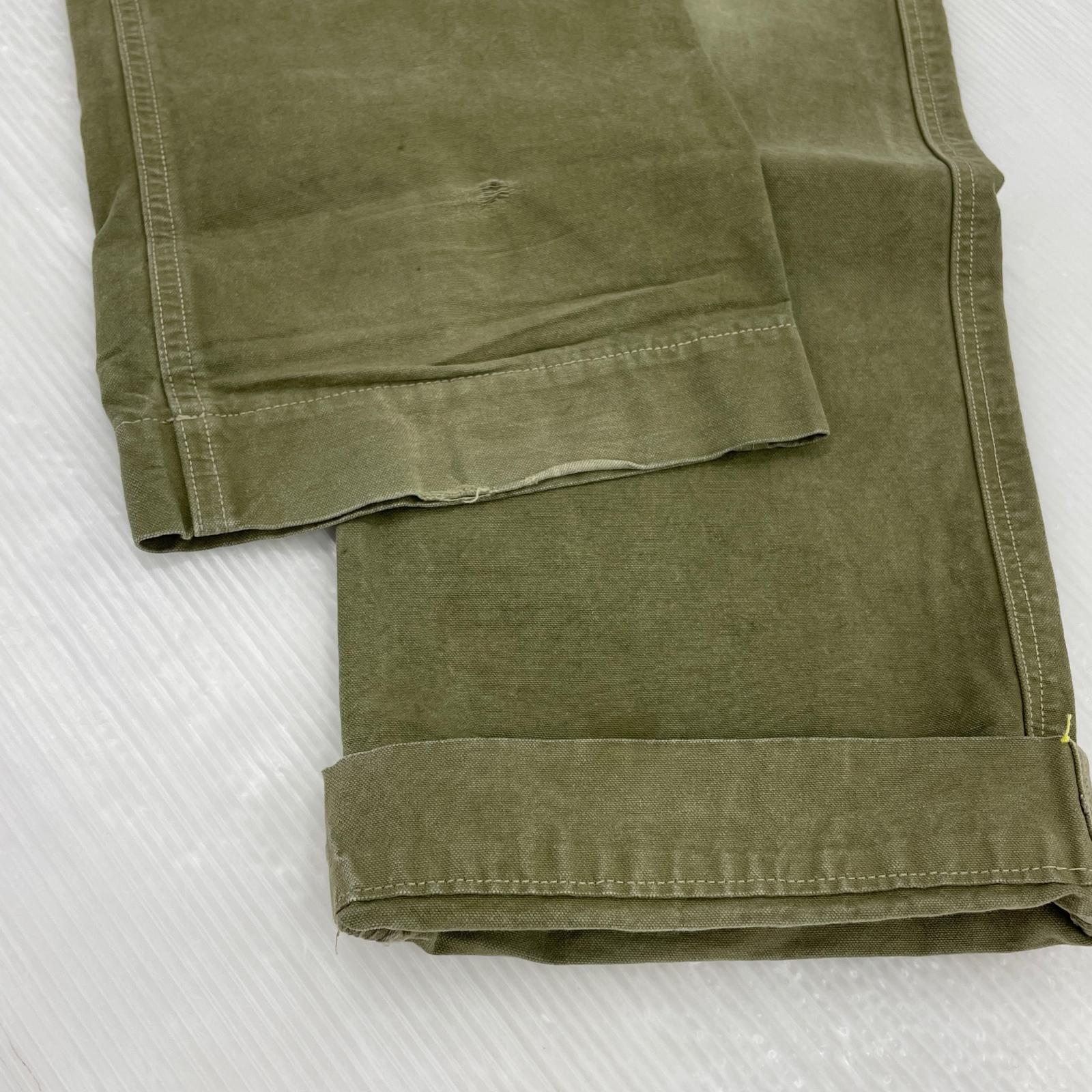パンツ STONE ISLAND 06SS メタルボタンデザイントラウザー 30 オリーブ 30