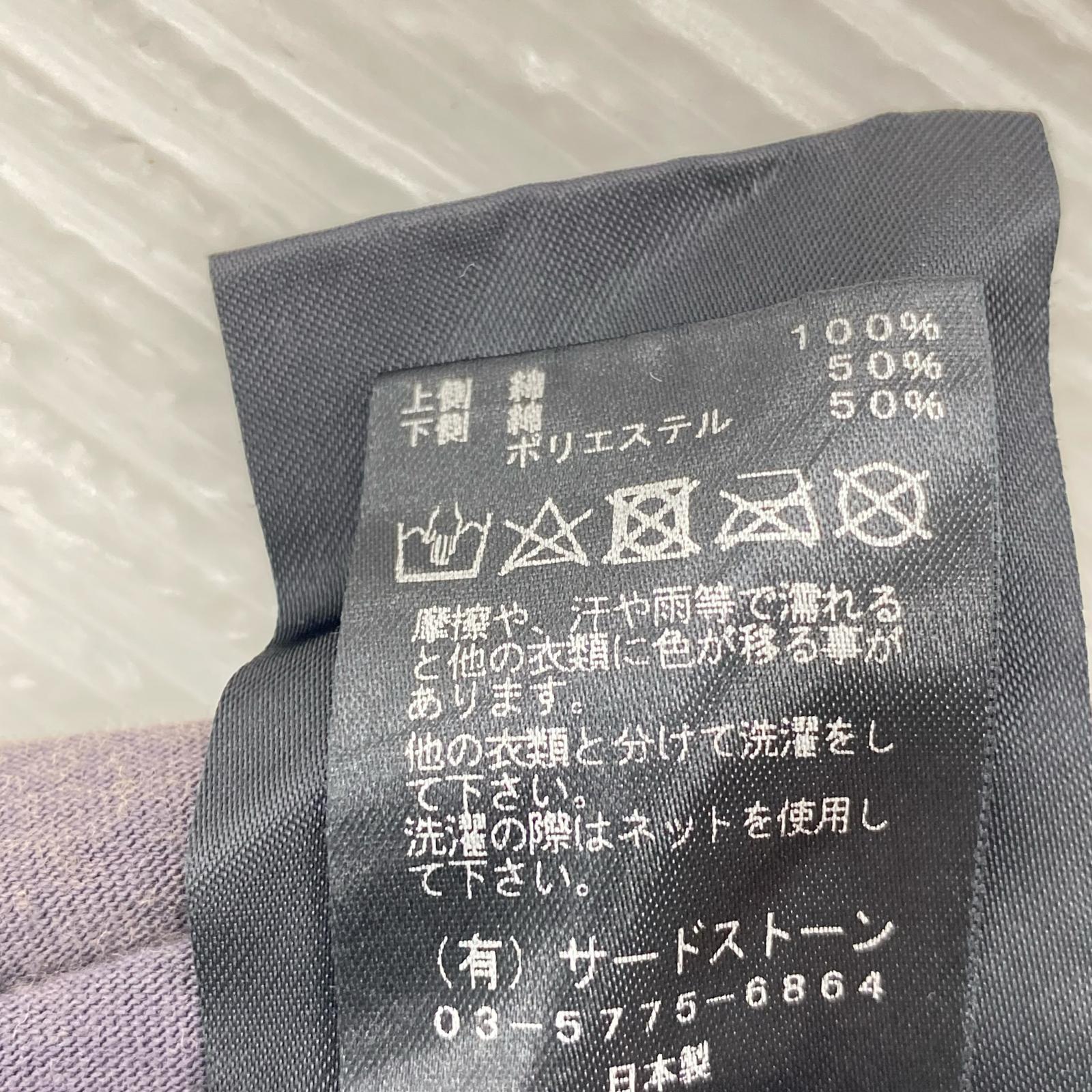 半袖Ｔシャツ ×Jesse Draxler ウォッシュ加工レイヤードカットソー BLK/3 3 グレー