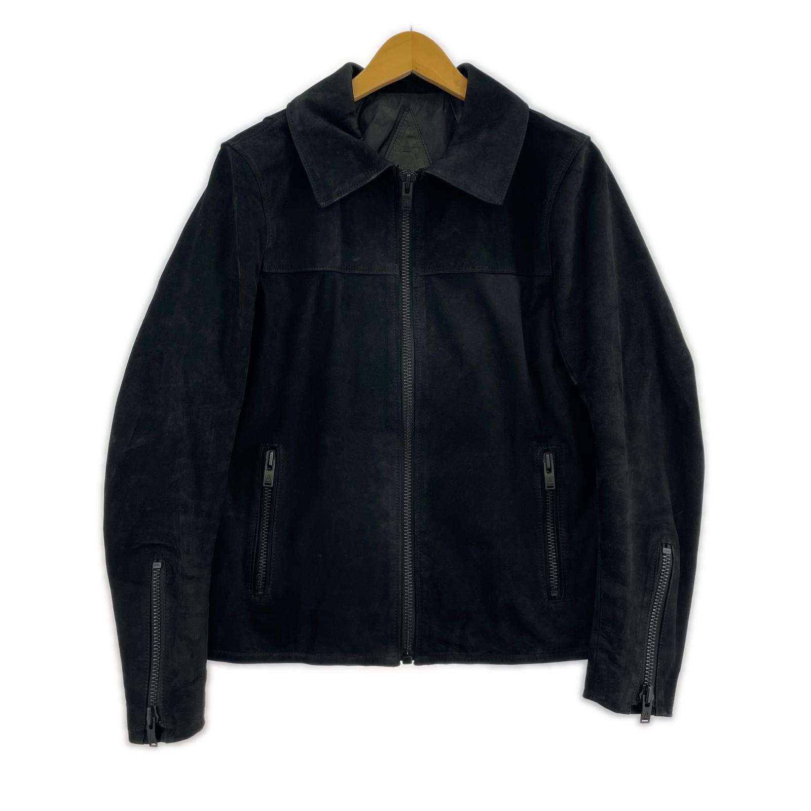 レザージャケット A LEATHER 牛革 レザージャケット　黒　52 ブラック