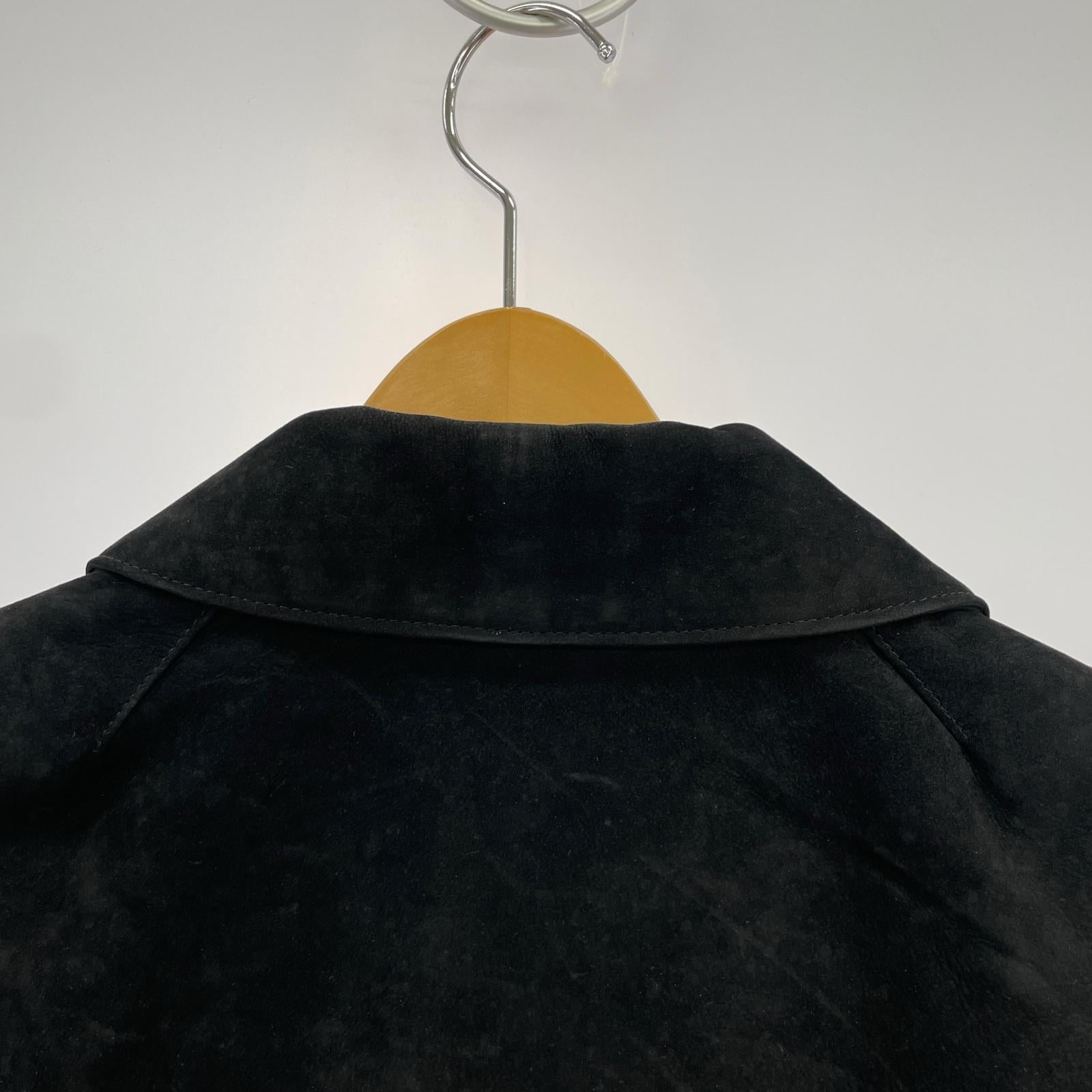 レザージャケット A LEATHER 牛革 レザージャケット　黒　52 ブラック