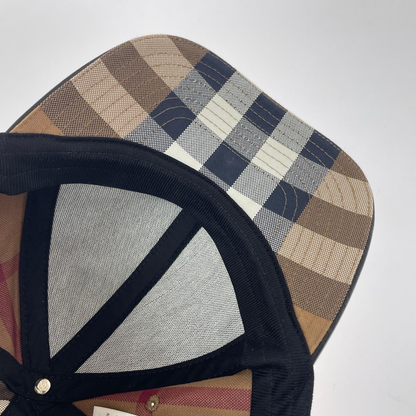 キャップ ノバチェック Denim 6-Panel キャップ M