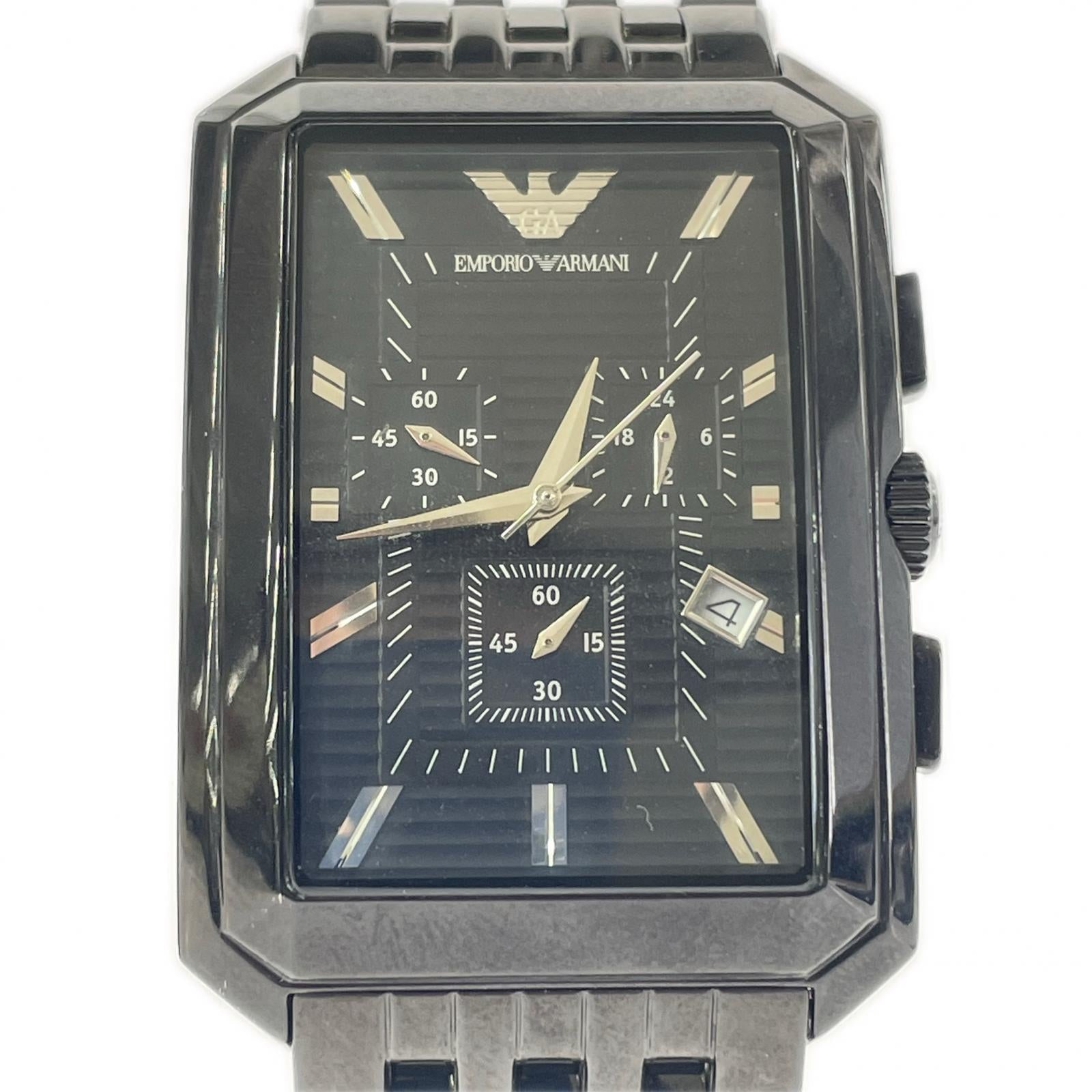 腕時計 AR-0475 クロノグラフ QZ ブラック