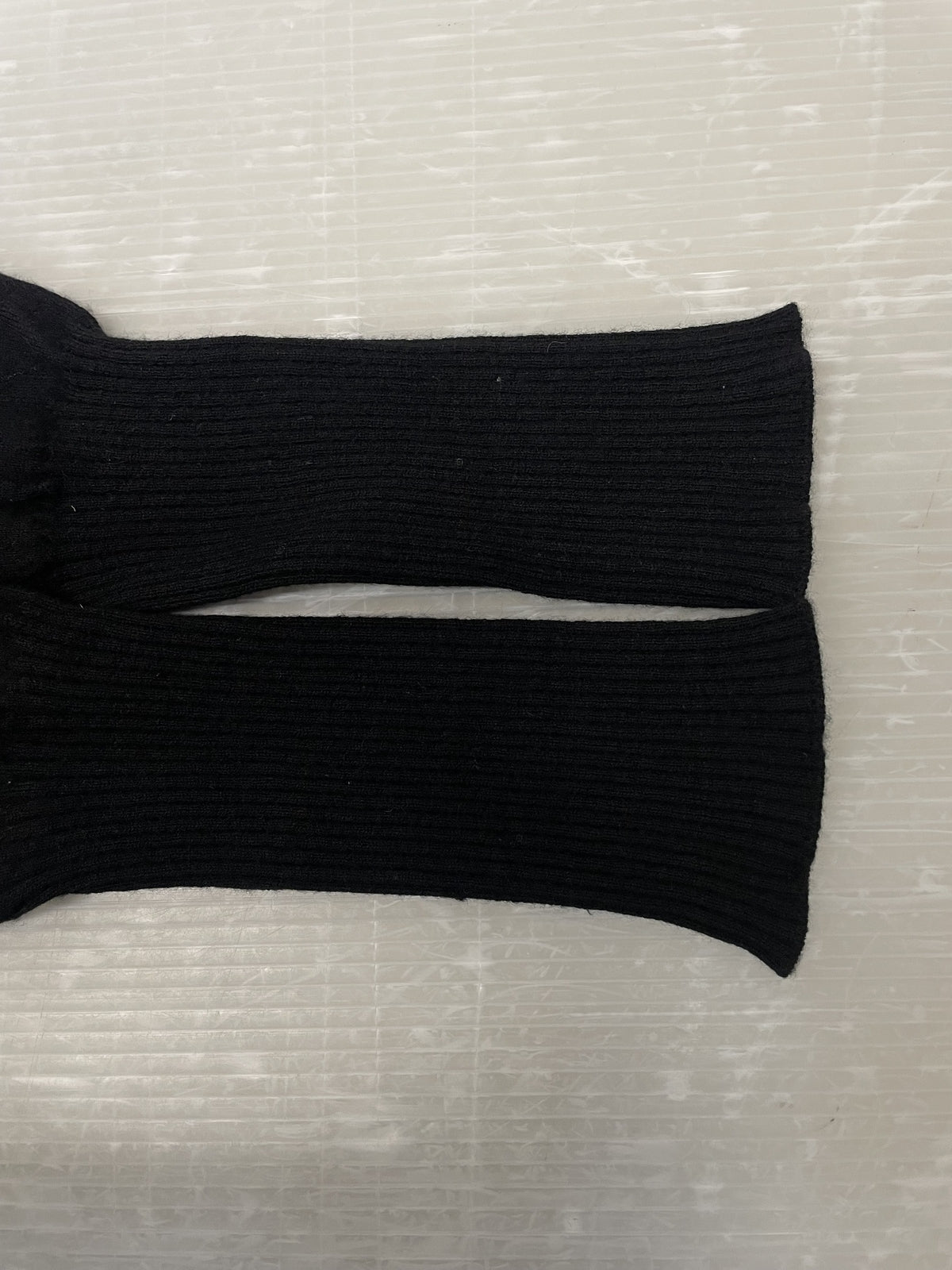 CHANEL 08AW ｺｻｰｼﾞｭ ｶｼﾐﾔ混ﾆｯﾄ 46 黒 P33490K00905