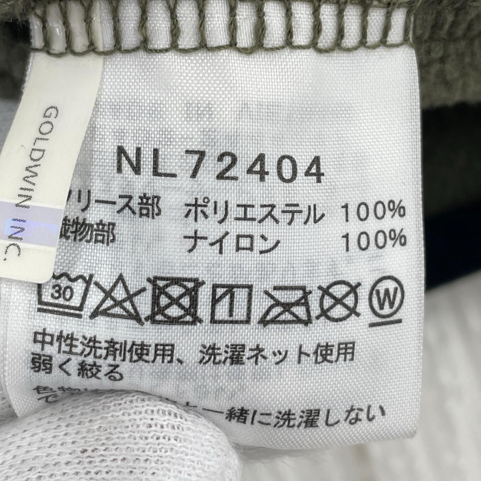 ジャケット NL72404　フリースジャケット L