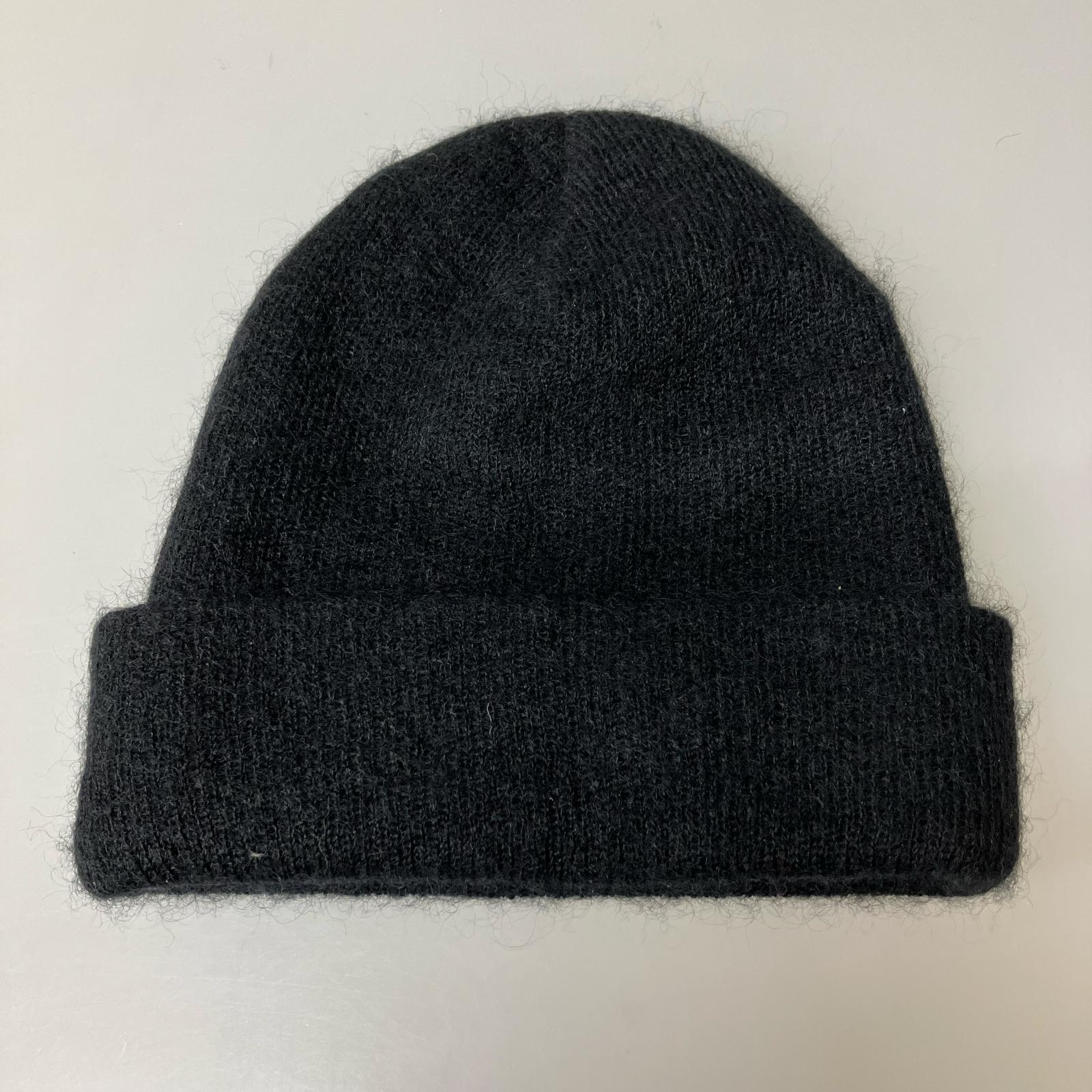 キャップ Mohair Beanie BLK ブラック