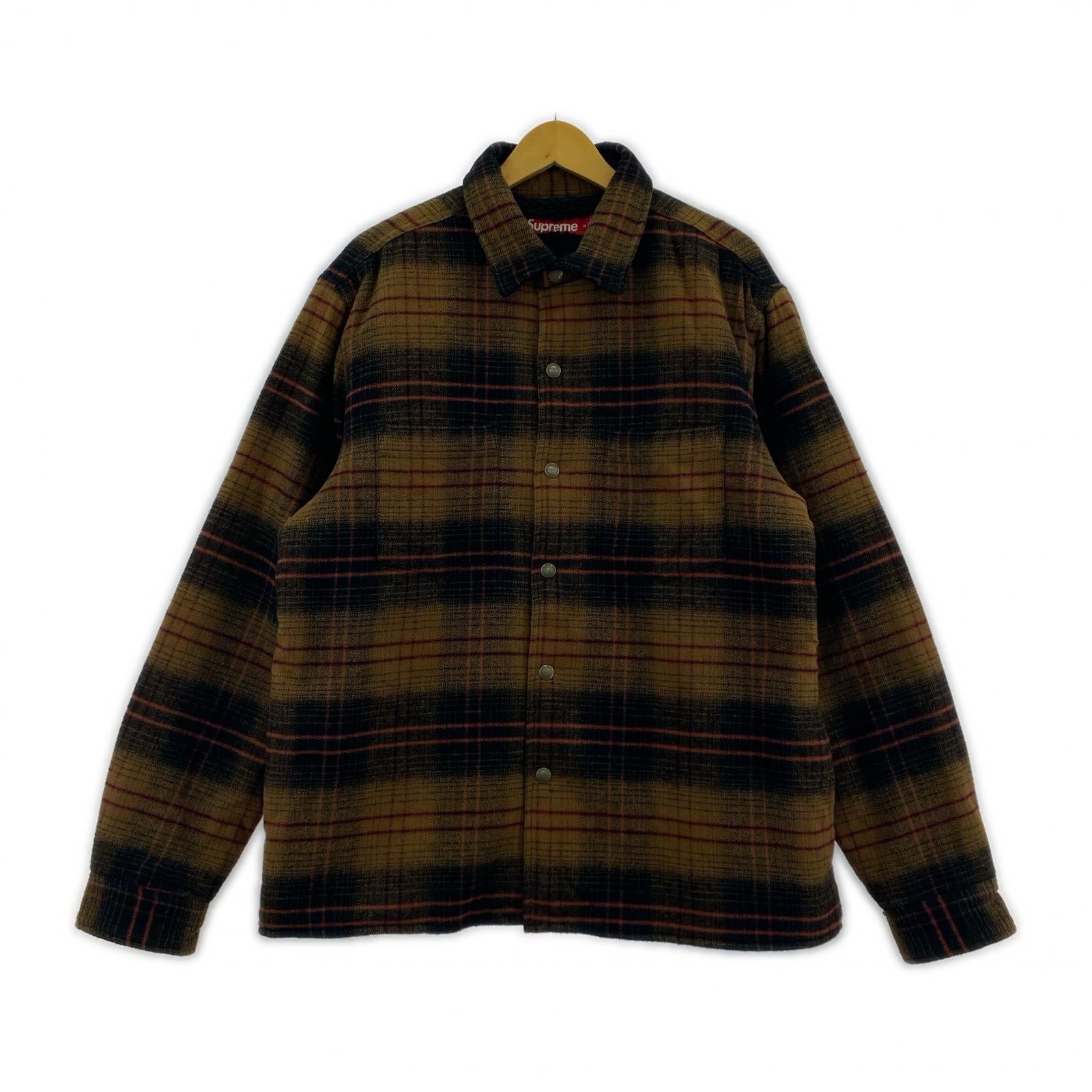 ジャケット 23AW LINED FLANNEL SNAP SHIRT M