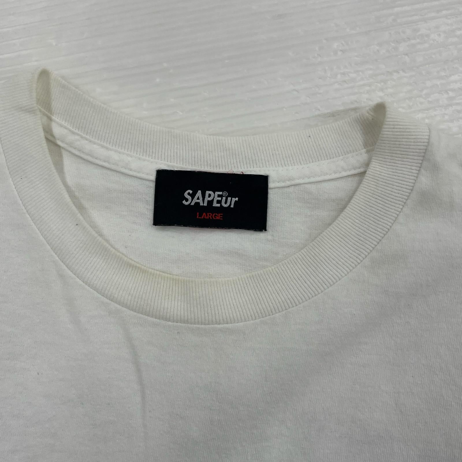 半袖Ｔシャツ SAPEUR CARGO　白 L ホワイト