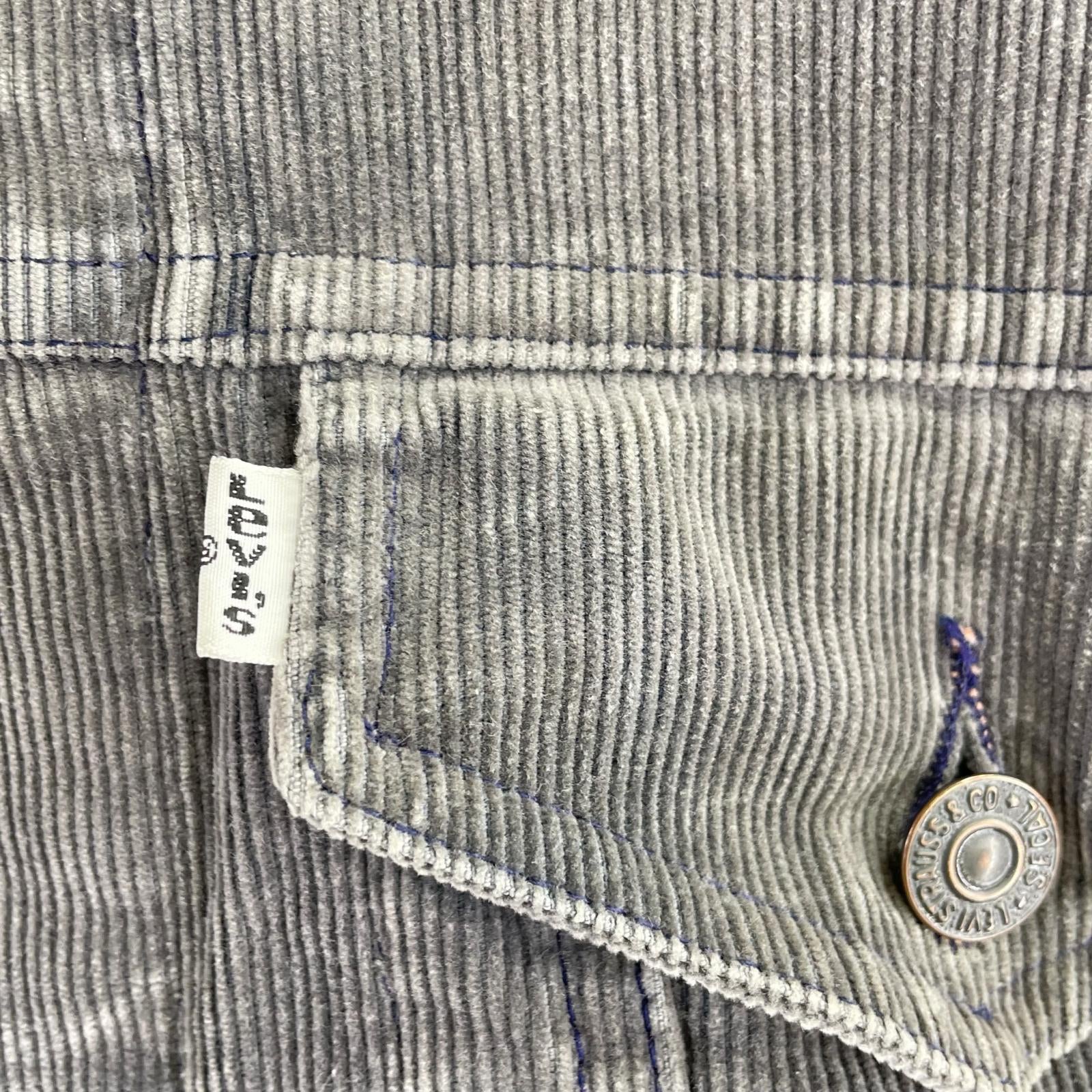 長袖シャツ 70s~ 70505-1517 コーデュロイ ベスト 42 グレー