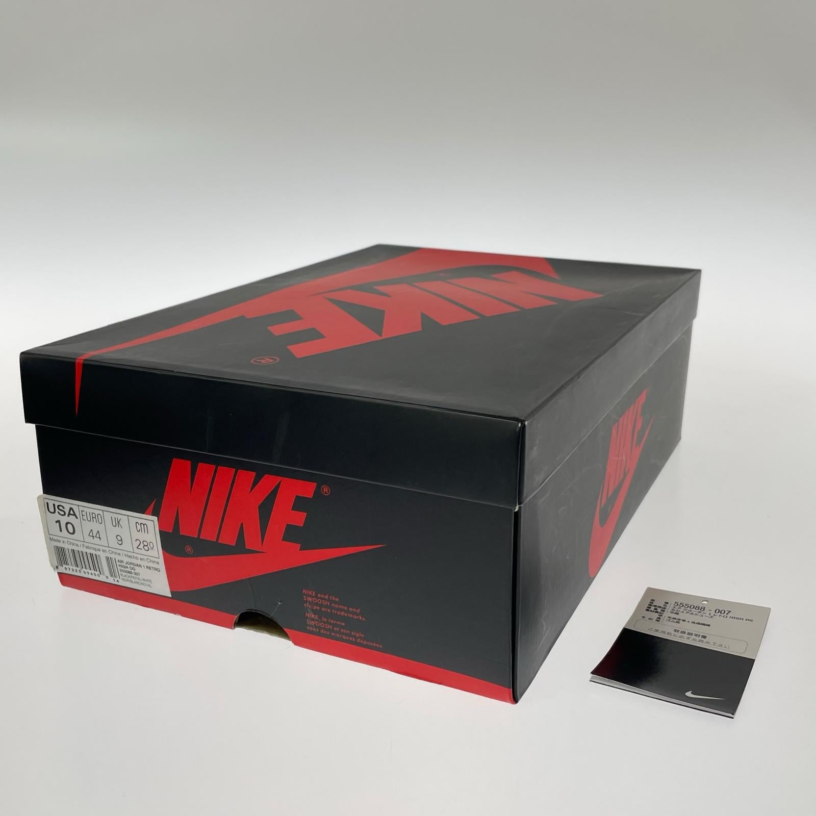 スニーカー Air Jordan 1 Retro High OG Royal 2017 28cm (US10 UK9 1/2 EU46) ブラック
