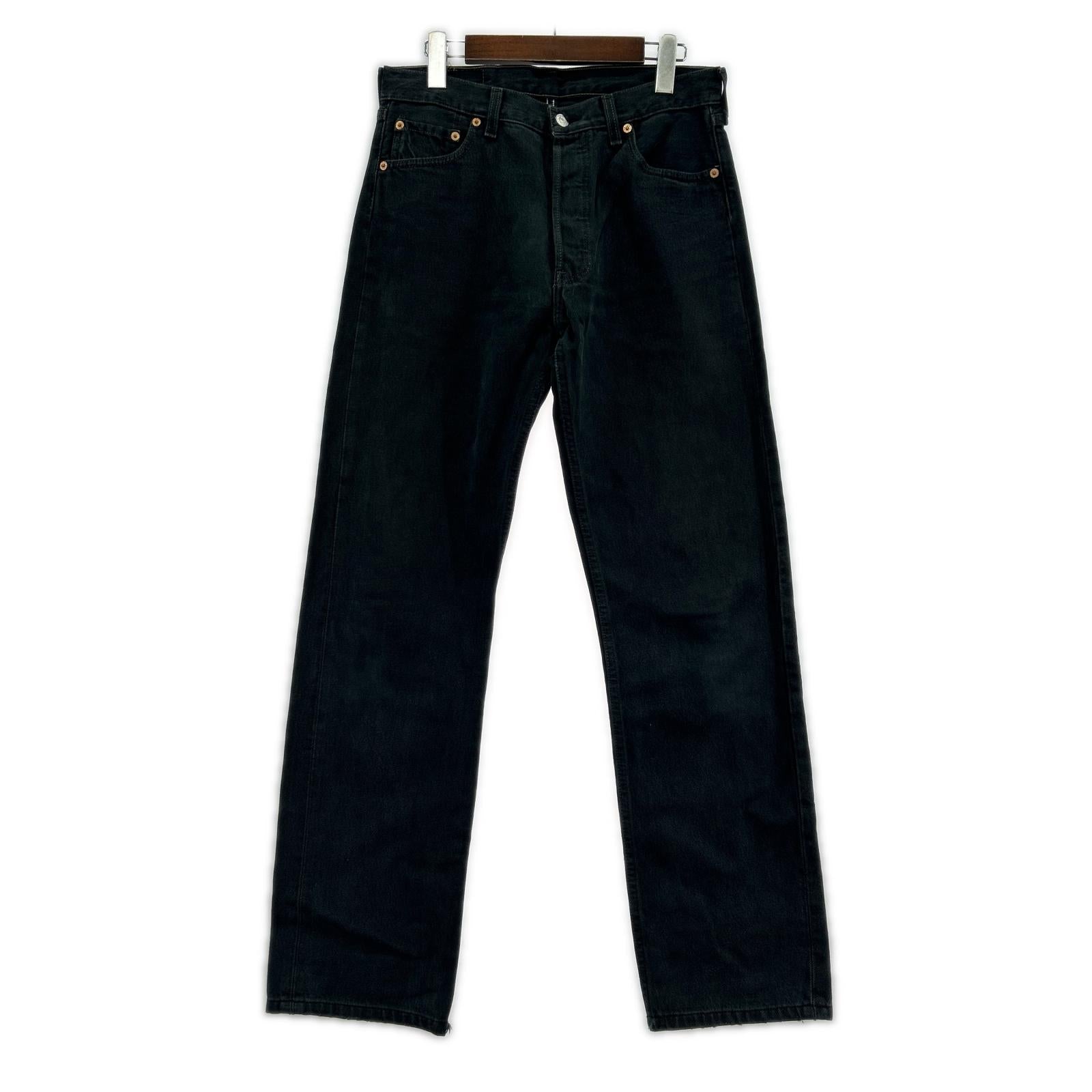 デニムパンツ 90s usa製 501 w30 30 ブラック