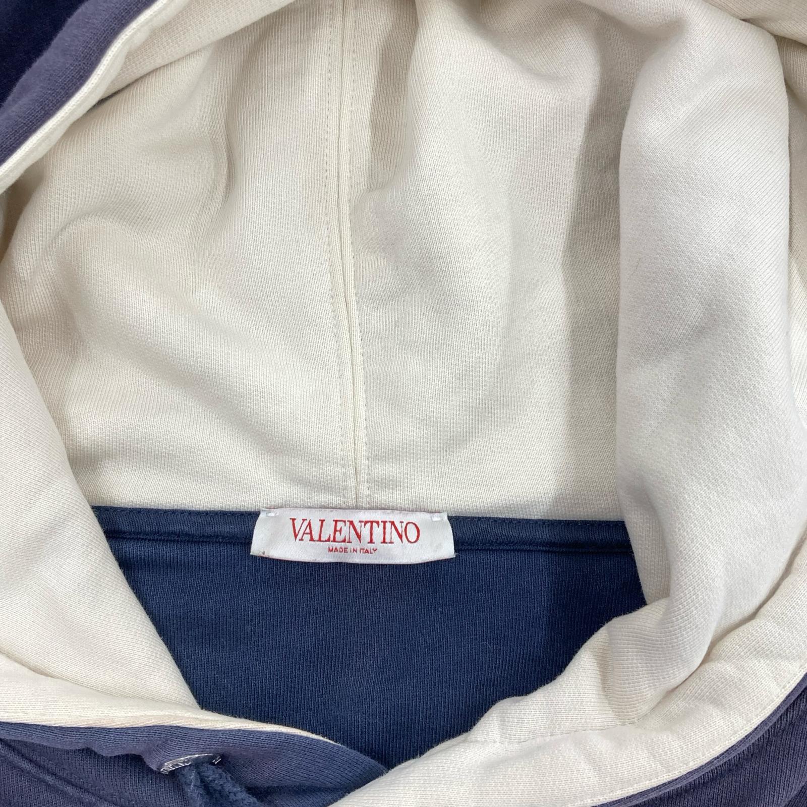 パーカー 22AW ロゴワッペンパーカー ネイビー L L ネイビー