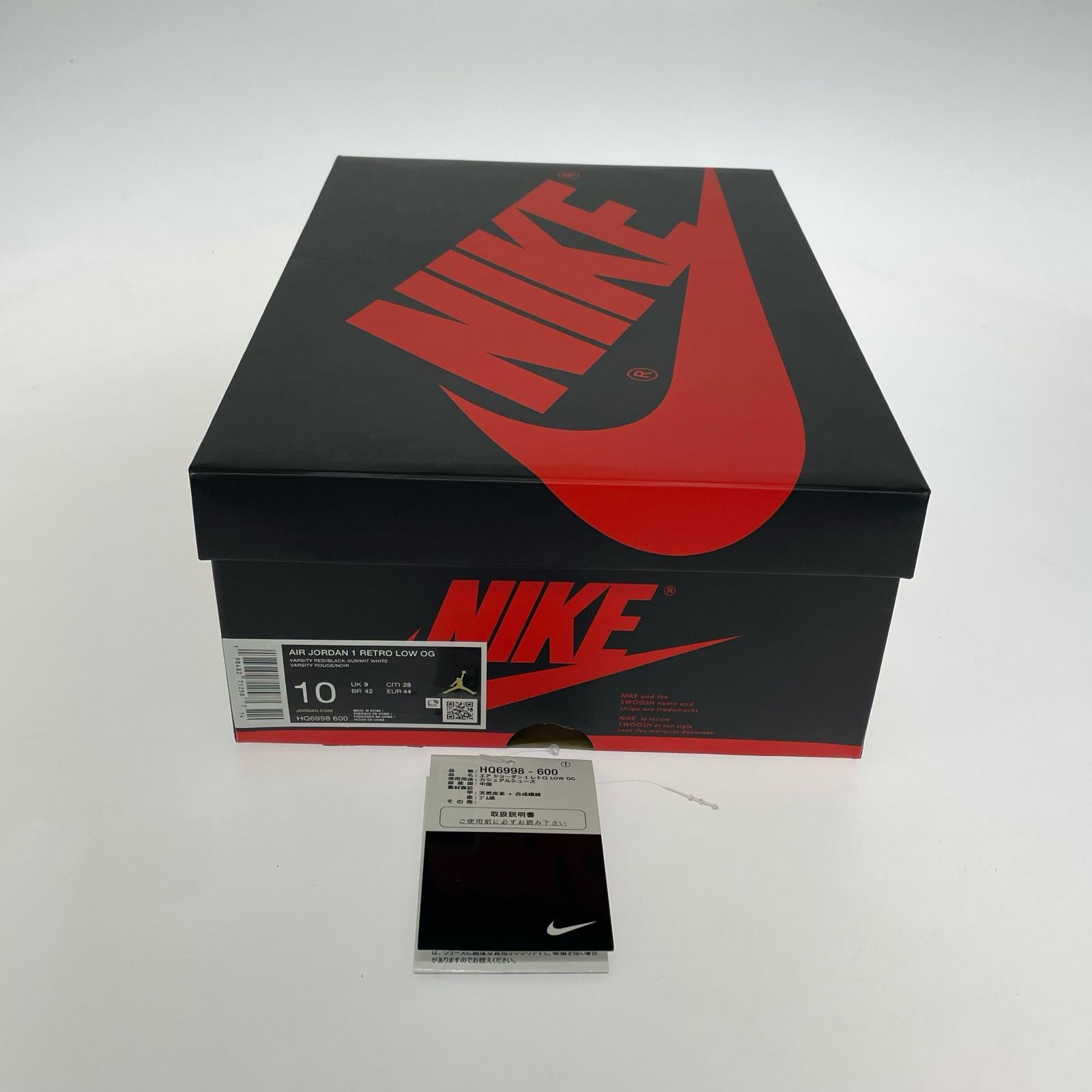 スニーカー AIR JORDAN 1 RETRO LOW OG(28.0) 28cm (US10 UK9 1/2 EU46)