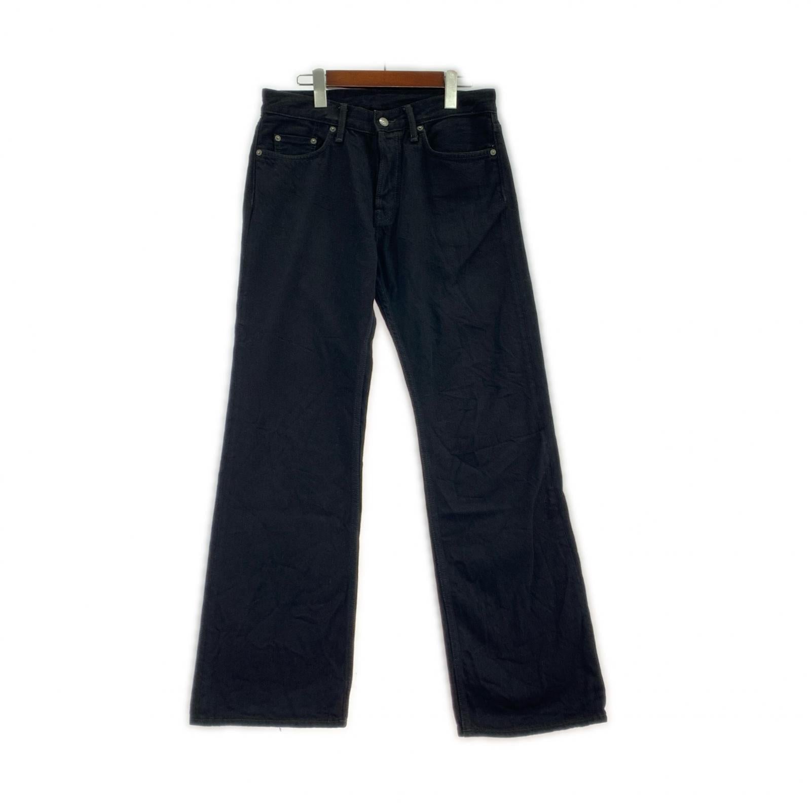デニムパンツ Acne Studios レギュラーフィットジーンズ 2010M 黒 (S) S ブラック
