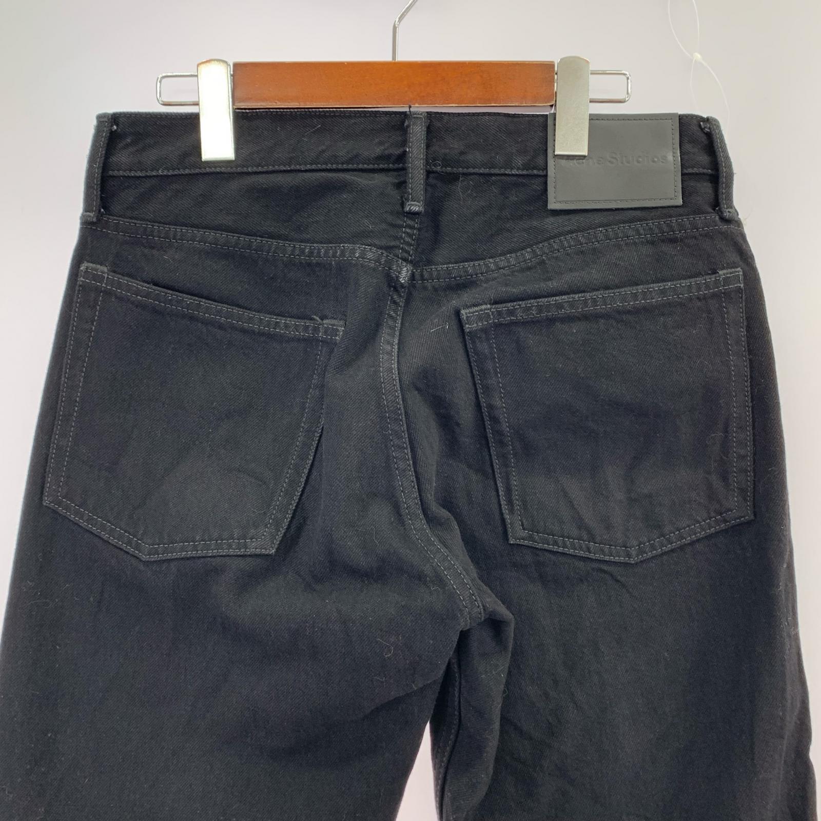 デニムパンツ Acne Studios レギュラーフィットジーンズ 2010M 黒 (S) S ブラック