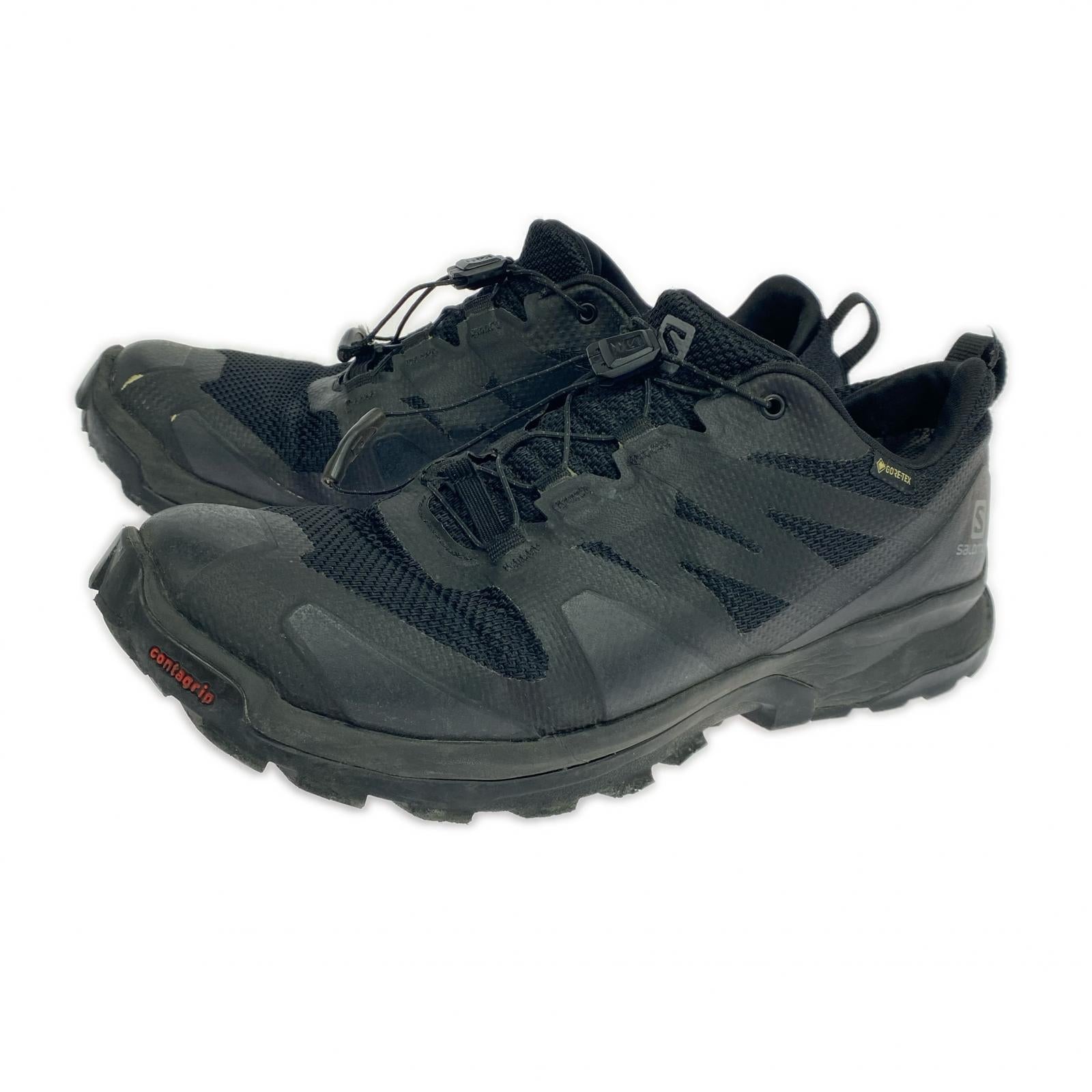 スニーカー SALOMON X-ADVENTURE GORE-TEX 411133 黒 (25.5) 25.5cm (US7 1/2 UK7 EU41) ブラック