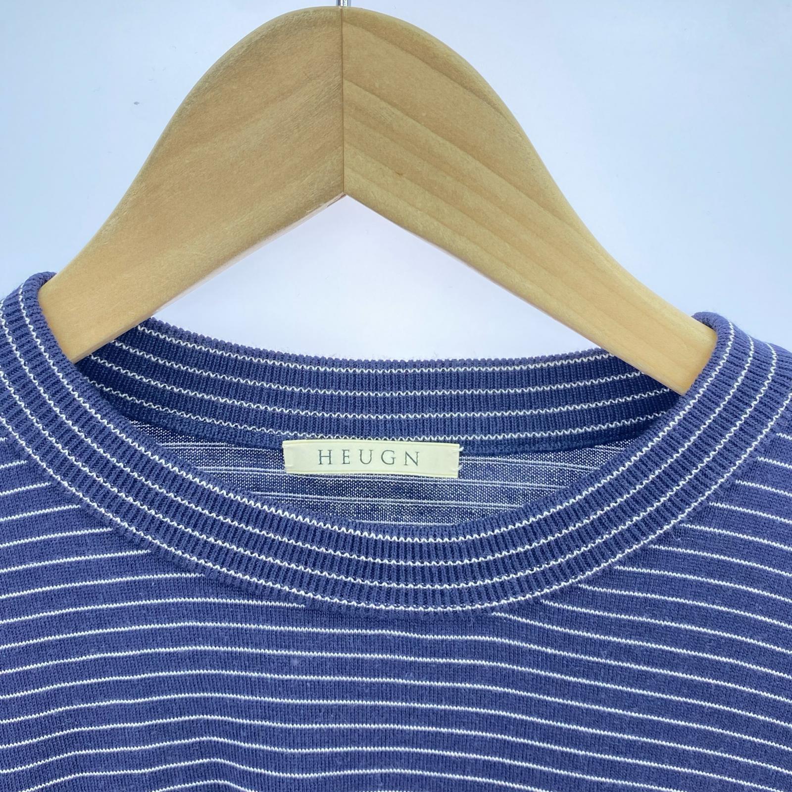 半袖Ｔシャツ HEUGN Roger Border ボーダーTee 2 紺 2