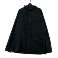 その他アウター REFINED WOOL HOODED TOP 3-STRIPES S ブラック