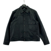 レザージャケット SHEEP LEATHER TRACKER JACKET （L) L ブラック