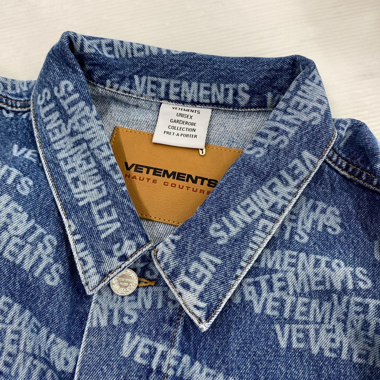 デニムジャケット Stamped Logo Denim Jacket/M/AB14196 ブルー
