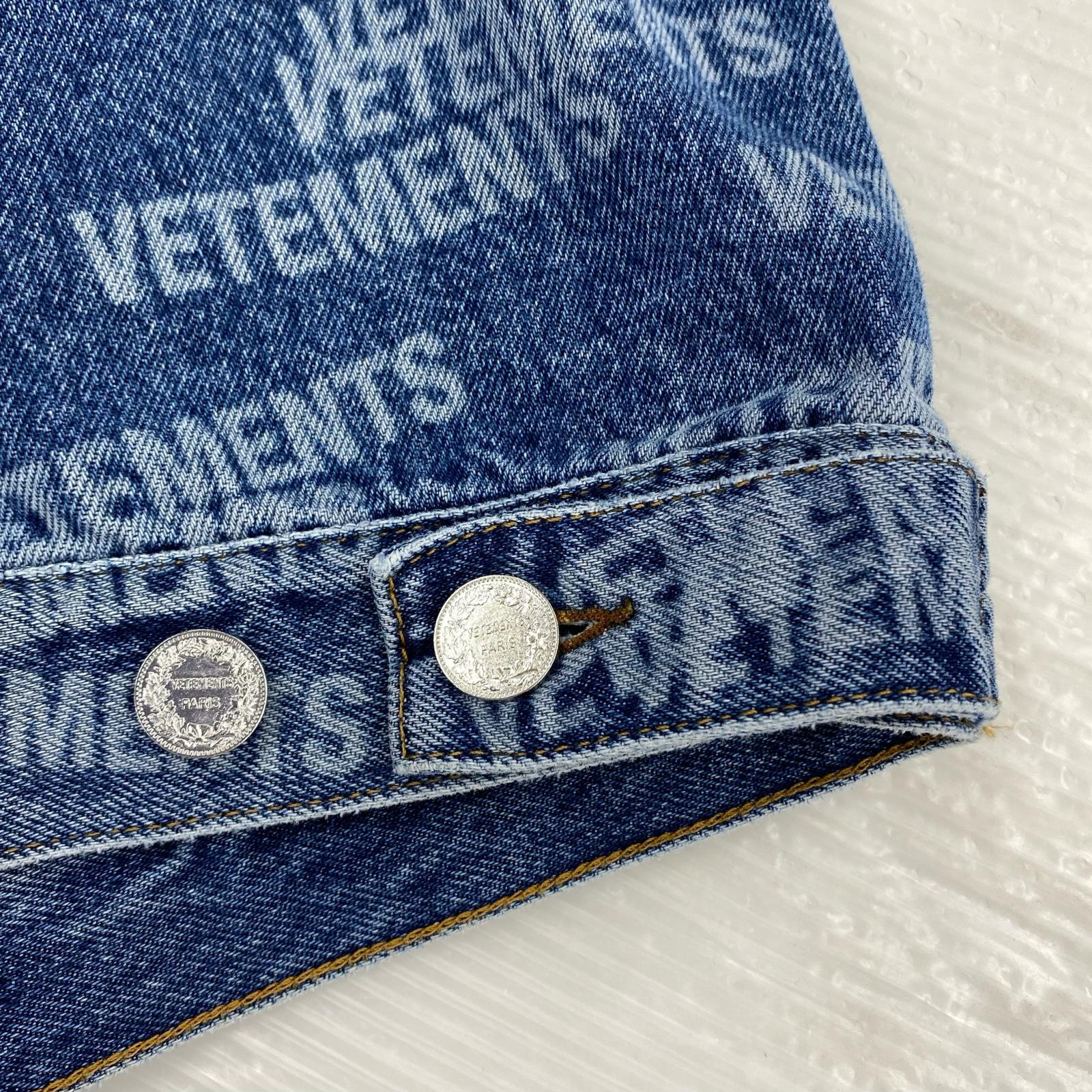 デニムジャケット Stamped Logo Denim Jacket/M/AB14196 ブルー