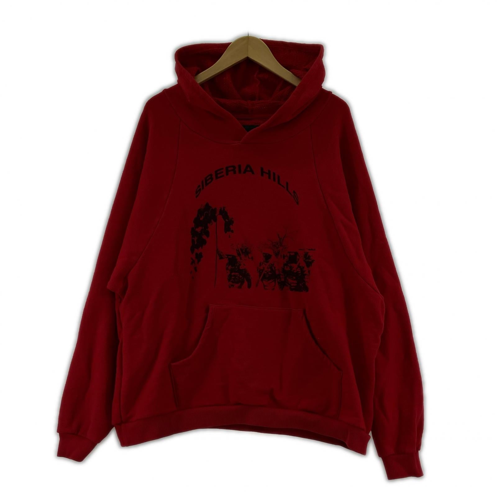 パーカー siberia hills 限定30枚 restir限定カラー レッド L