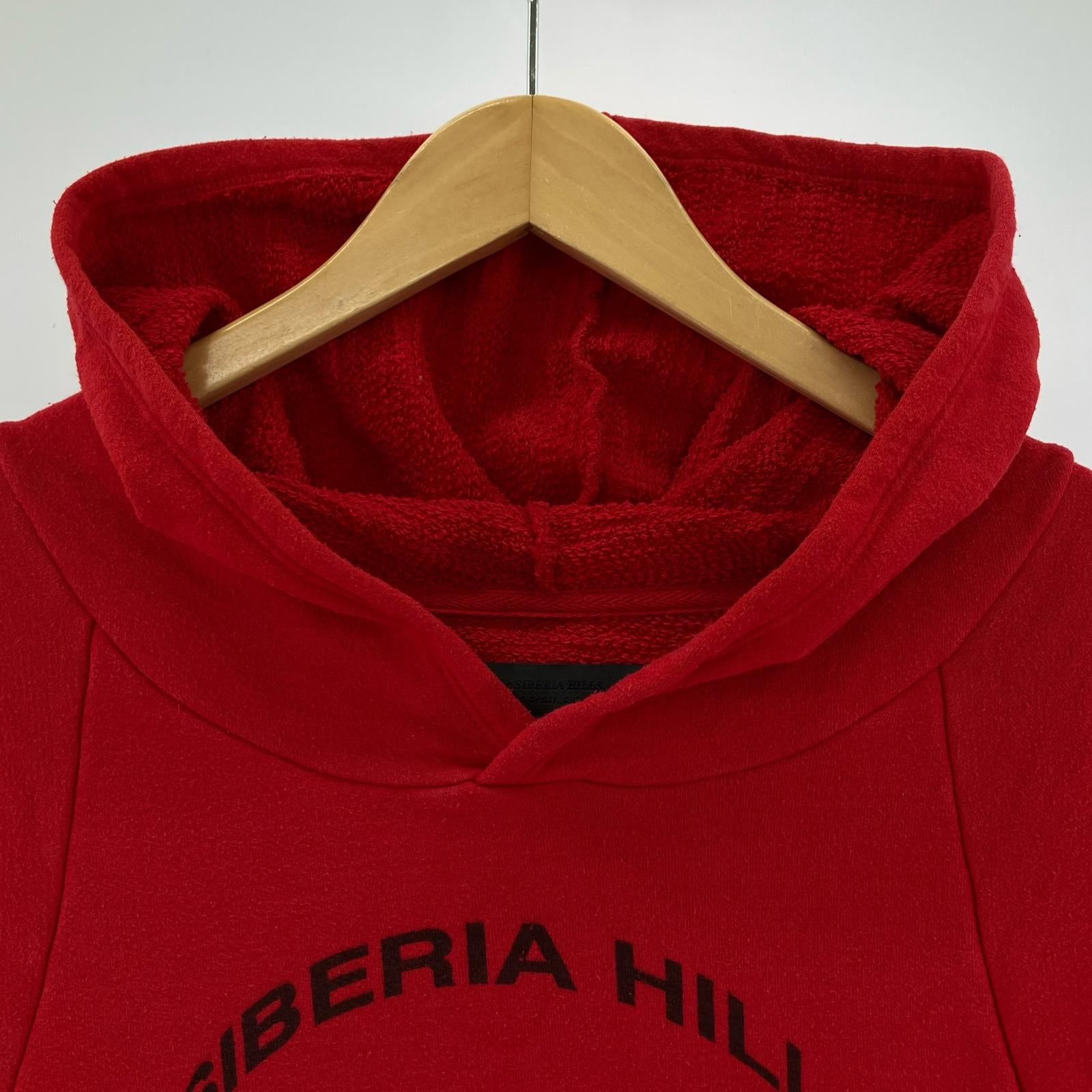 パーカー siberia hills 限定30枚 restir限定カラー レッド L