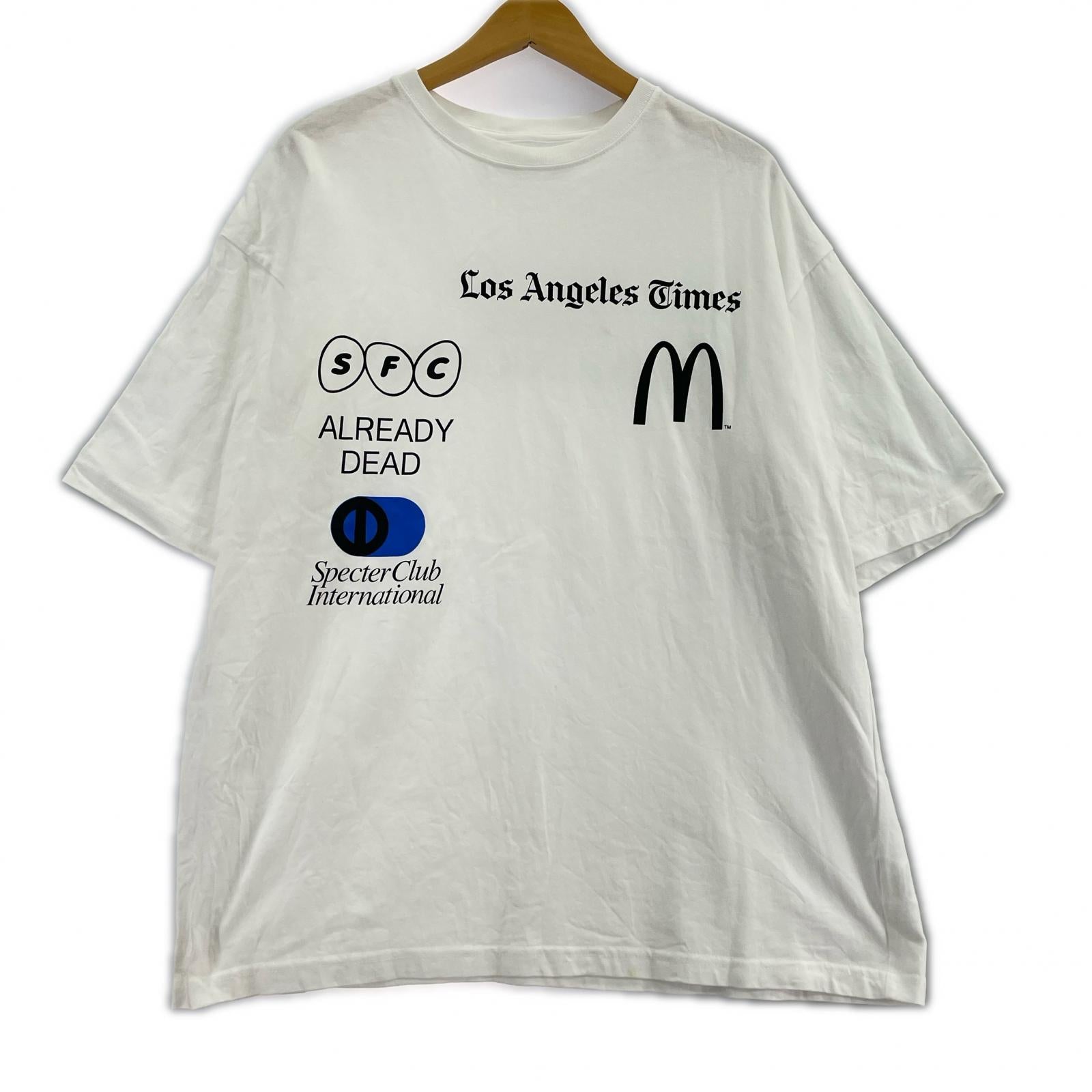 半袖Ｔシャツ specter fabric communication　Tシャツ L ホワイト