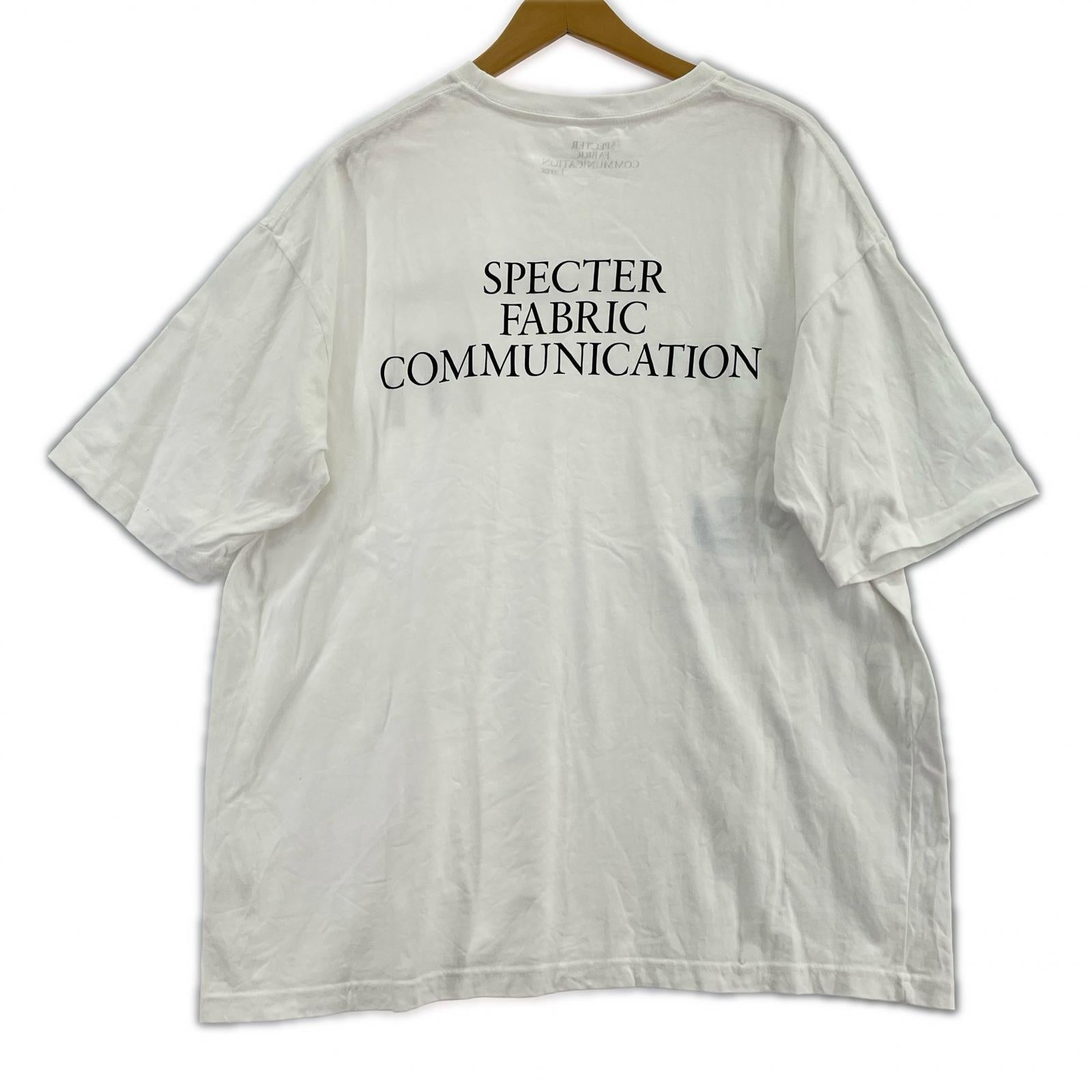 半袖Ｔシャツ specter fabric communication　Tシャツ L ホワイト