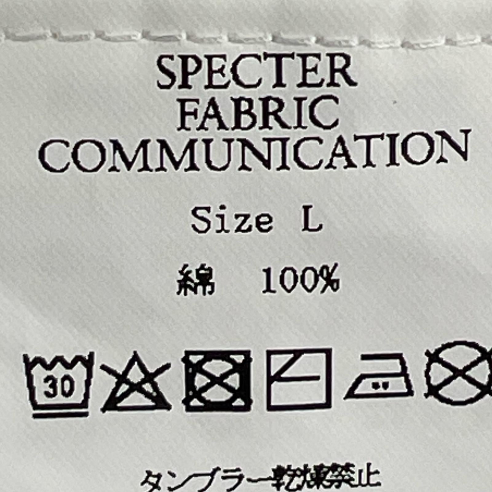 半袖Ｔシャツ specter fabric communication　Tシャツ L ホワイト