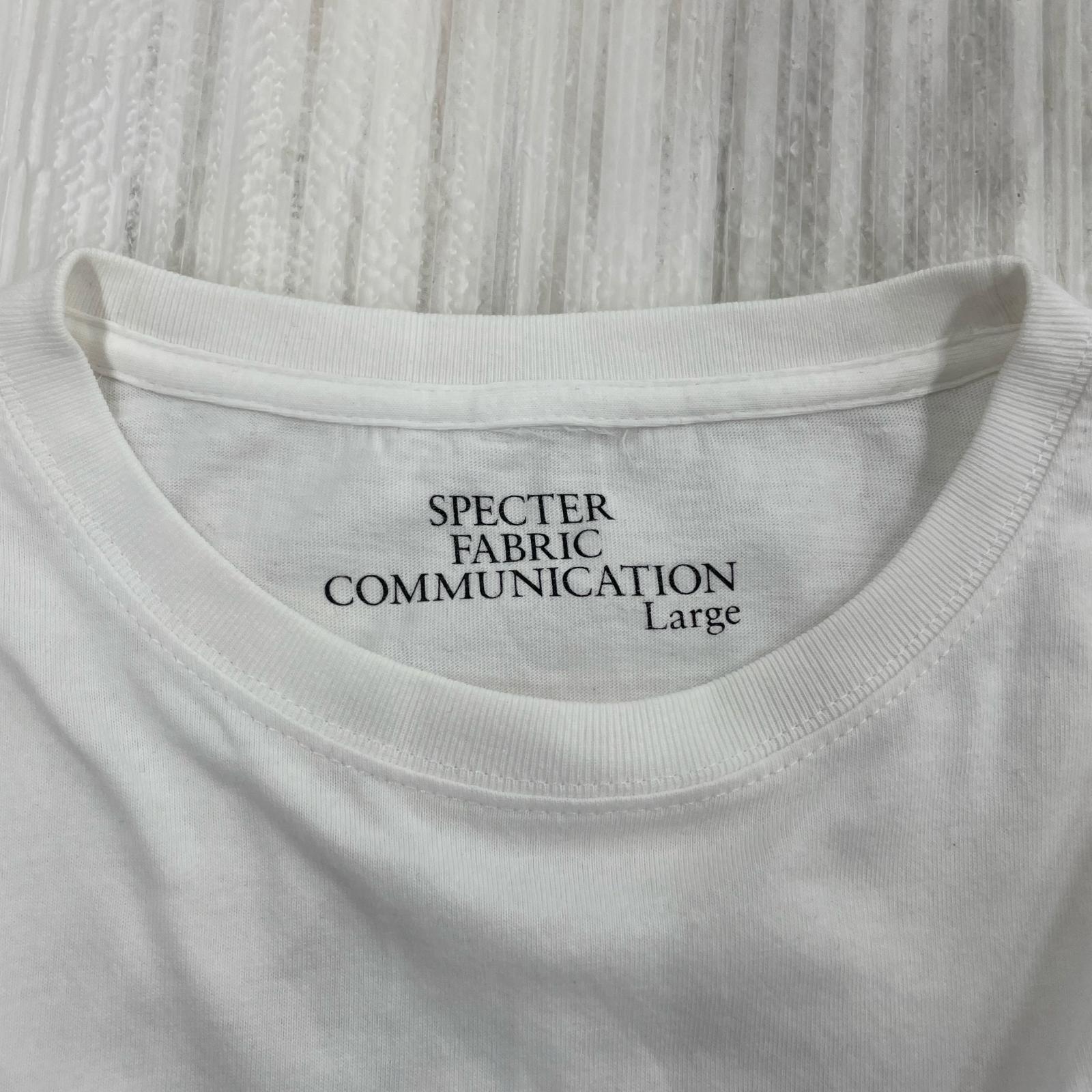 半袖Ｔシャツ specter fabric communication　Tシャツ L ホワイト