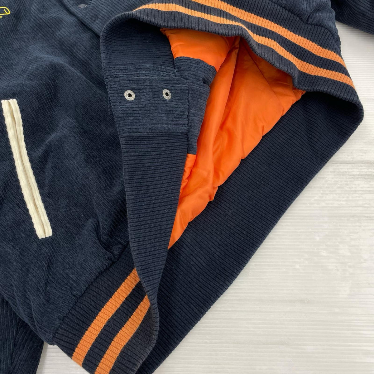 ジャケット TOY MACHINE CORDUROY Stadium-Jacket TTMFCJK3 紺 (L) L