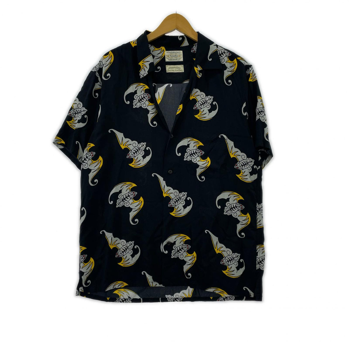 半袖シャツ BLACK LABEL/BETZ ALOHA SHIRT/M/総柄 S ネイビー