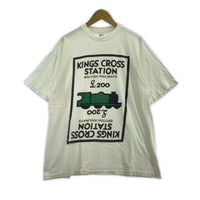 半袖Ｔシャツ Hanesボディ USA製 キングスクロス駅 Tシャツ 白 (XL) ホワイト
