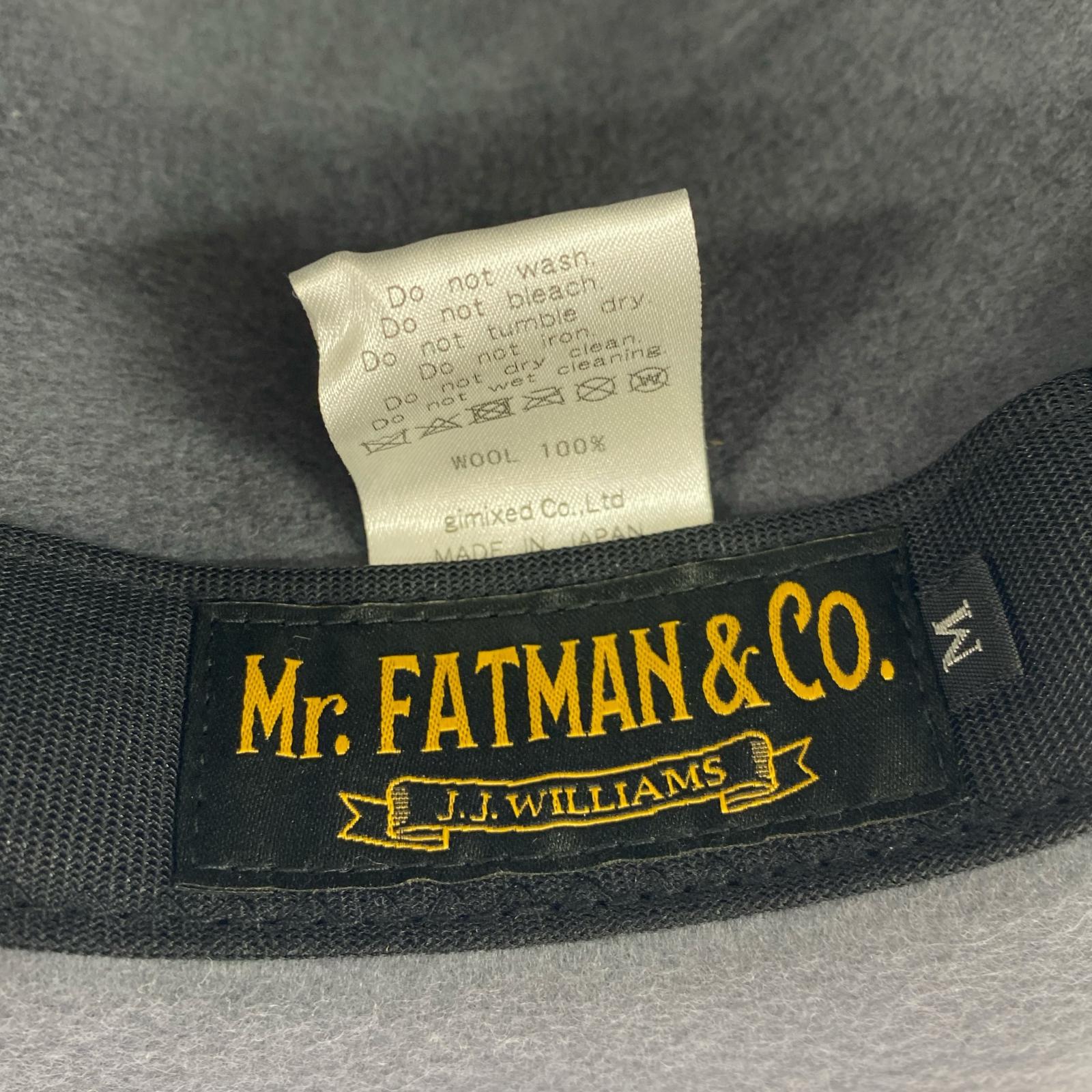 ハット Mr.FATMAN&CO ウールハット グレー (M) グレー