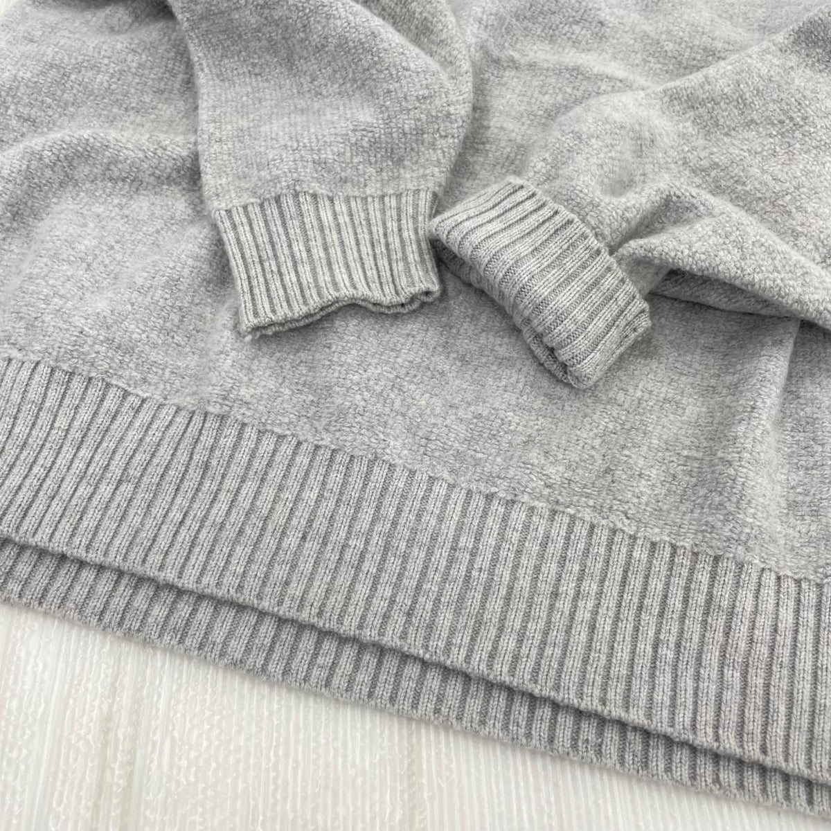 ニット 24aw Terry Small BOX LOGO Sweater S GRY S グレー