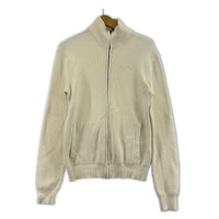 ニット Wool Full Zip Sweater White ホワイト